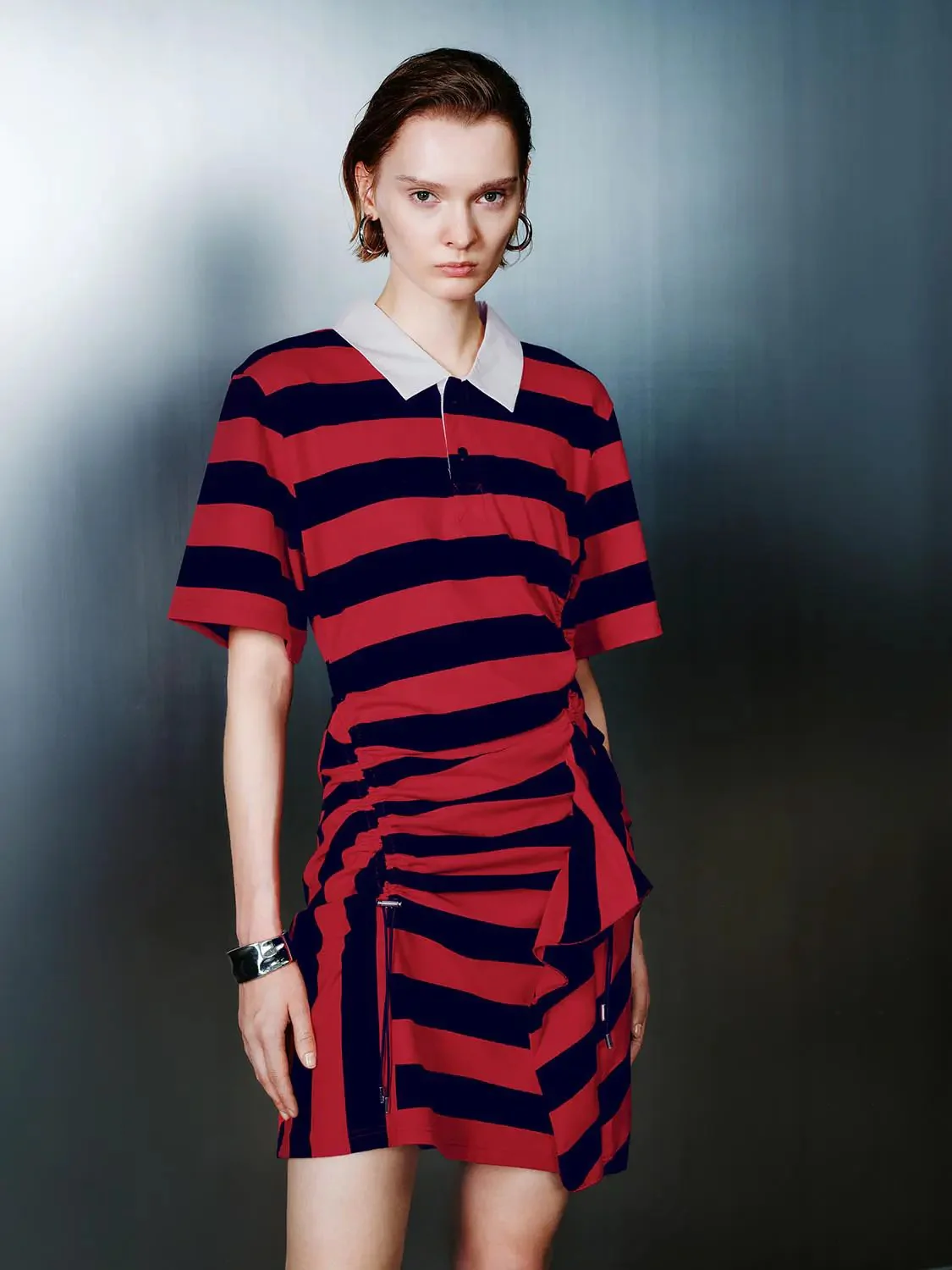 1186-striped-cotton-with-irregular-hem-midi-dress-8.webp Striped Cotton With Irregular Hem Midi Dress