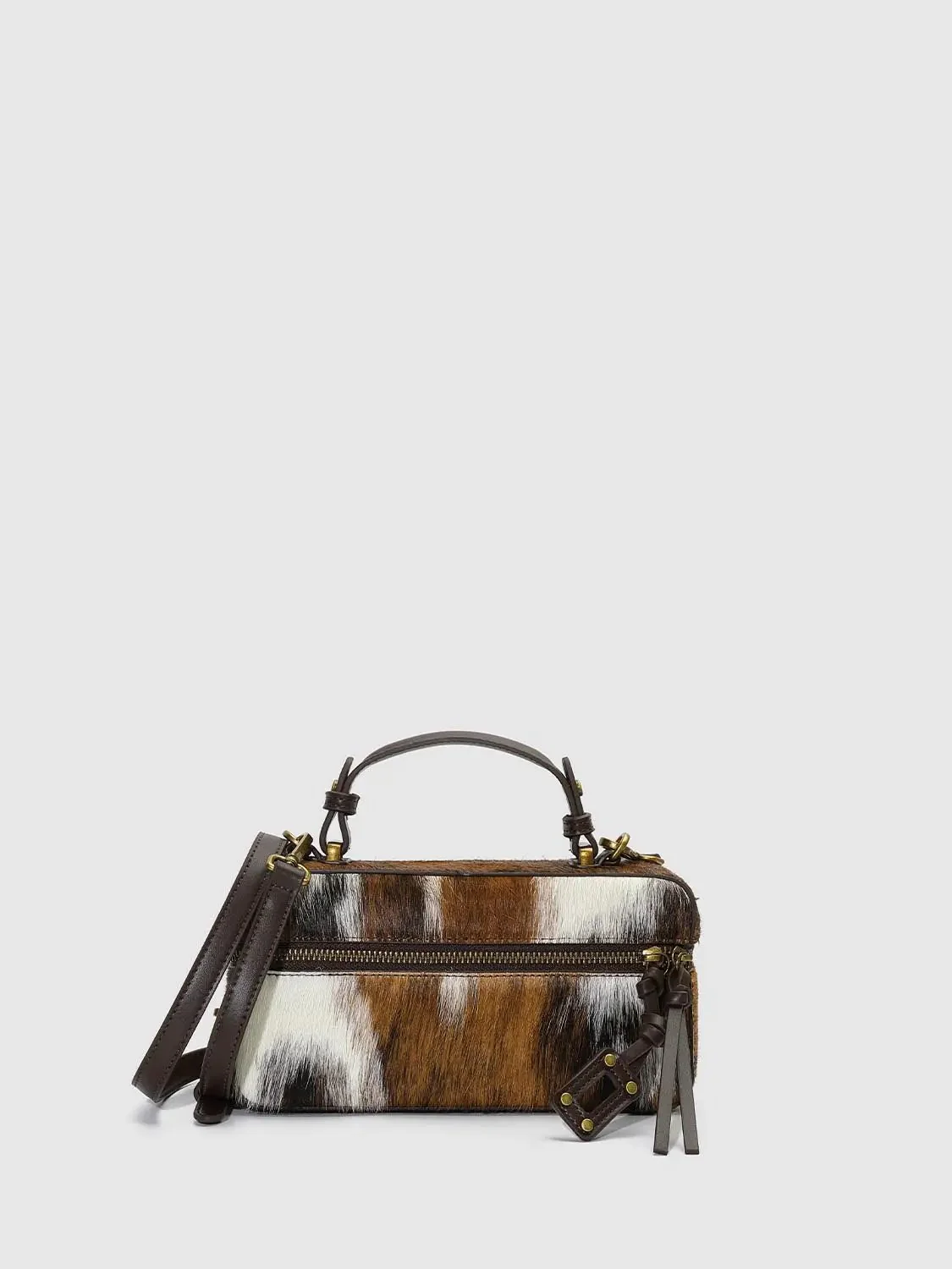 1203-fluffy-bovine-fur-handle-bag-with-zipper-shoulder-bag-2.webp Fluffy Bovine Fur Handle Bag With Zipper Shoulder Bag
