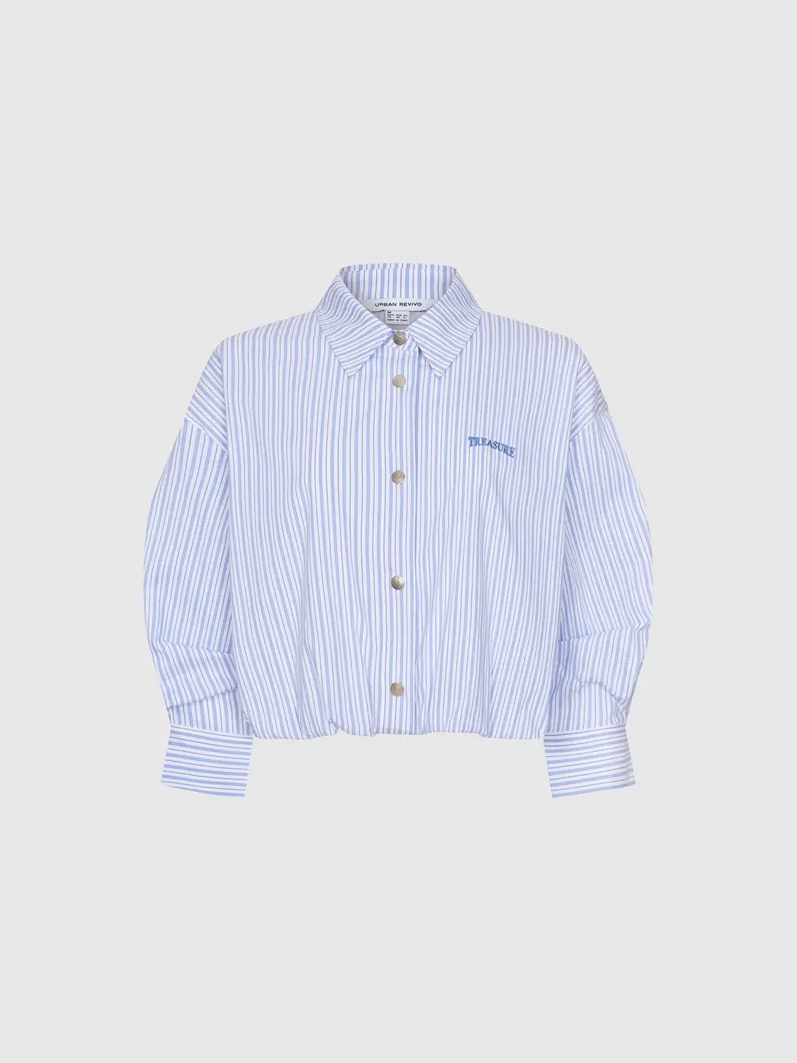 1204-light-blue-cotton-striped-cropped-oversized-shirt-6.webp Light Blue Cotton Striped Cropped Oversized Shirt