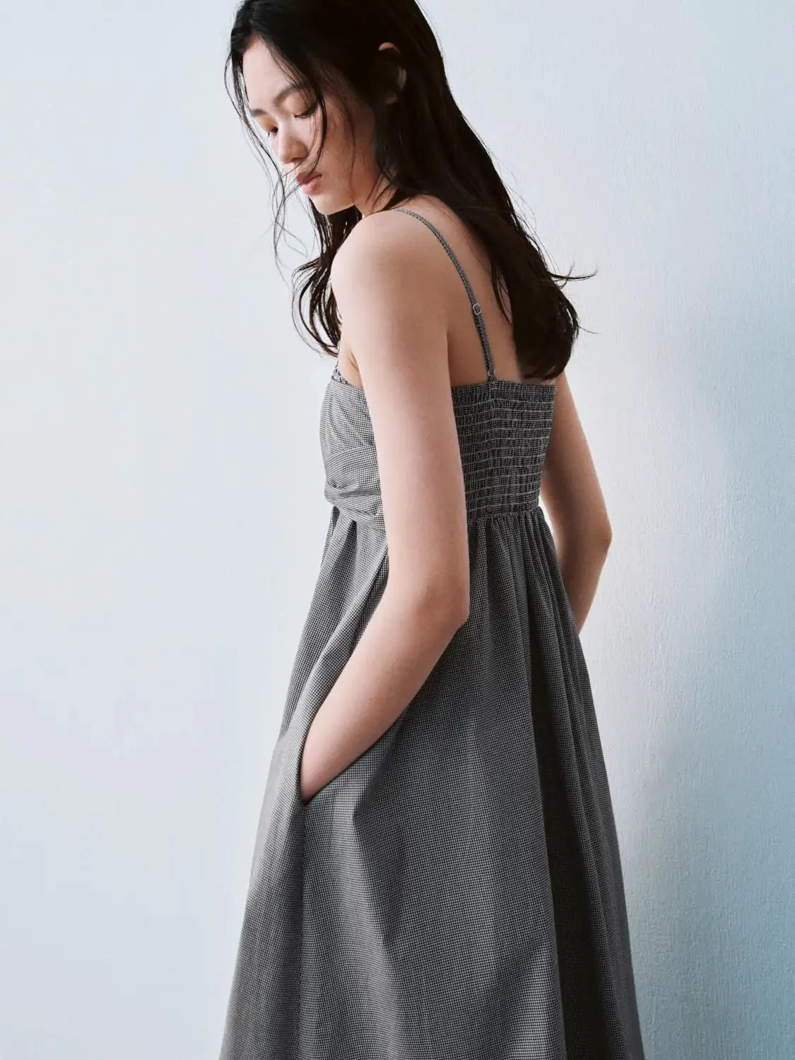 12107-cotton-strappy-bow-tie-front-a-line-midi-dress-12.webp Cotton Strappy Bow Tie Front A-Line Midi Dress