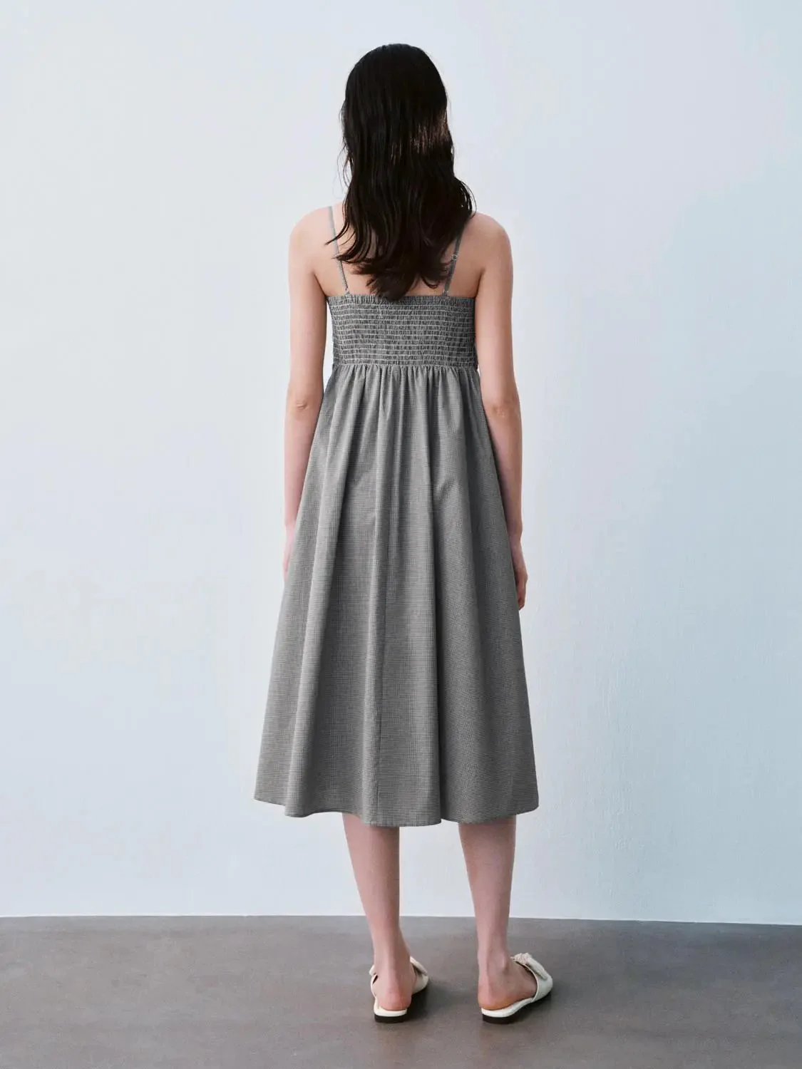 12107-cotton-strappy-bow-tie-front-a-line-midi-dress-14.webp Cotton Strappy Bow Tie Front A-Line Midi Dress