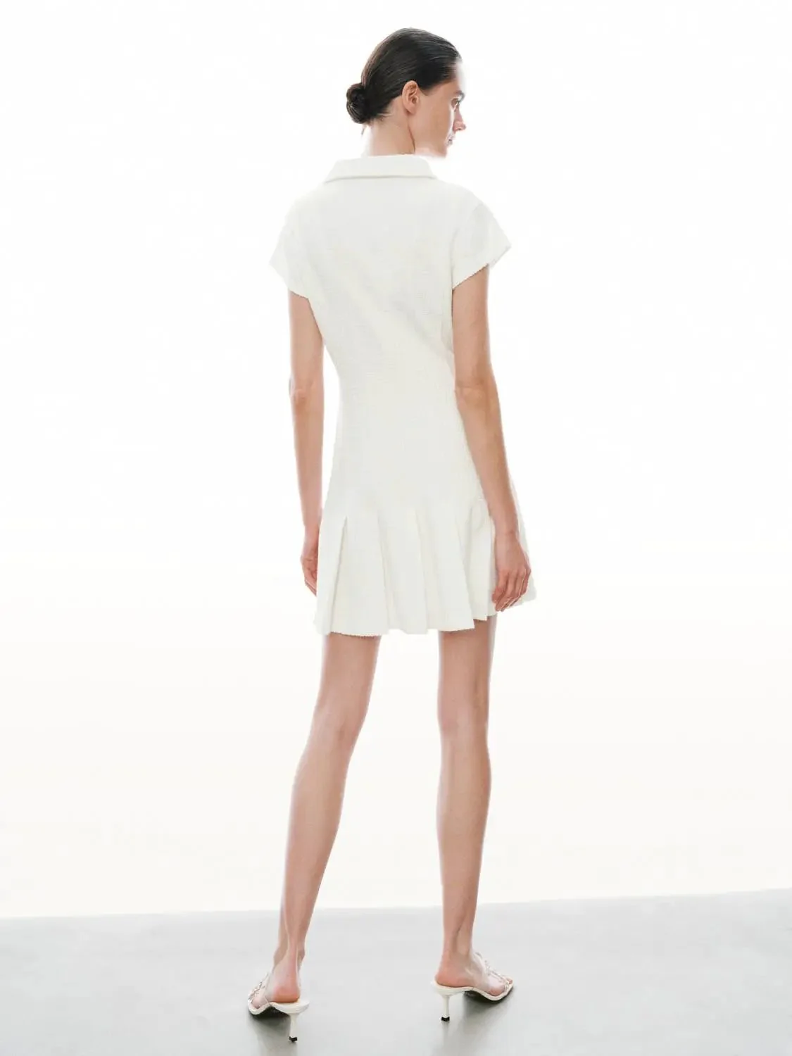 12160-button-detail-cap-sleeve-pleated-a-line-mini-dresses-6.webp Button Detail Cap Sleeve Pleated A-Line Mini Dresses