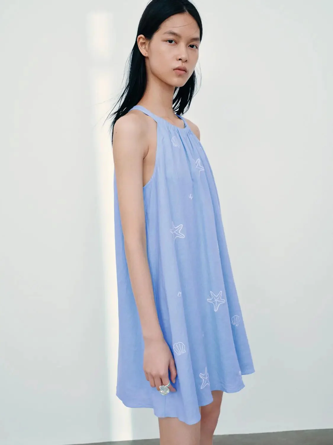 12184-embroidered-shells-starfish-linen-viscose-dresses-2.webp Embroidered Shells Starfish Linen Viscose Dresses