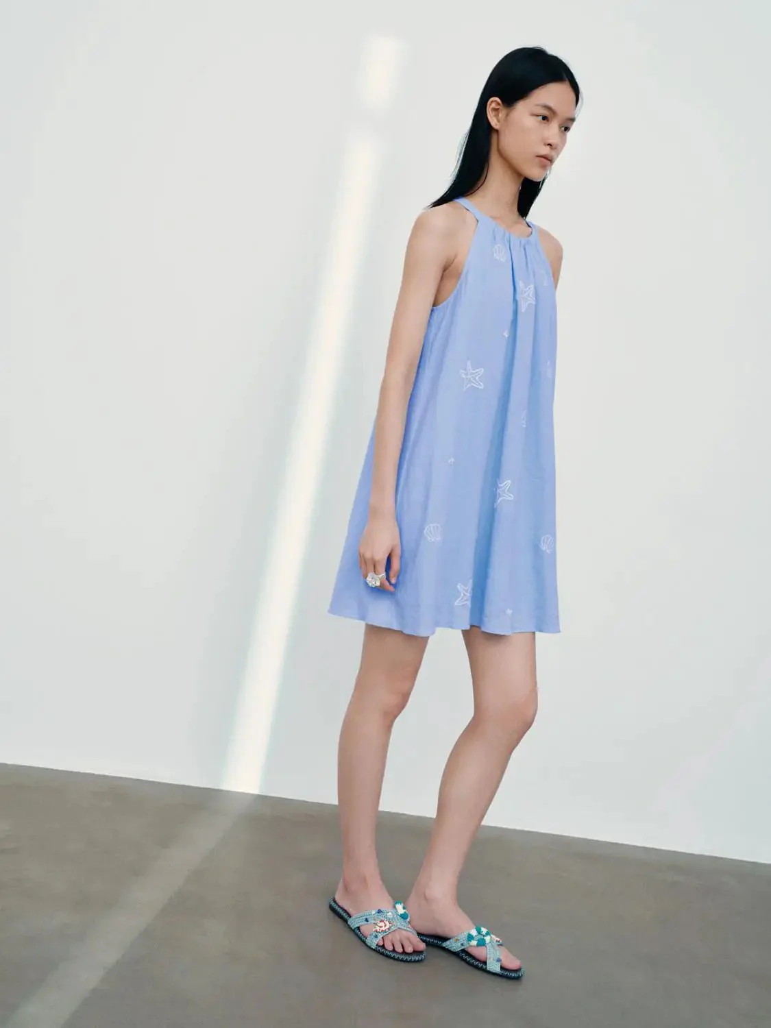 12184-embroidered-shells-starfish-linen-viscose-dresses-4.webp Embroidered Shells Starfish Linen Viscose Dresses