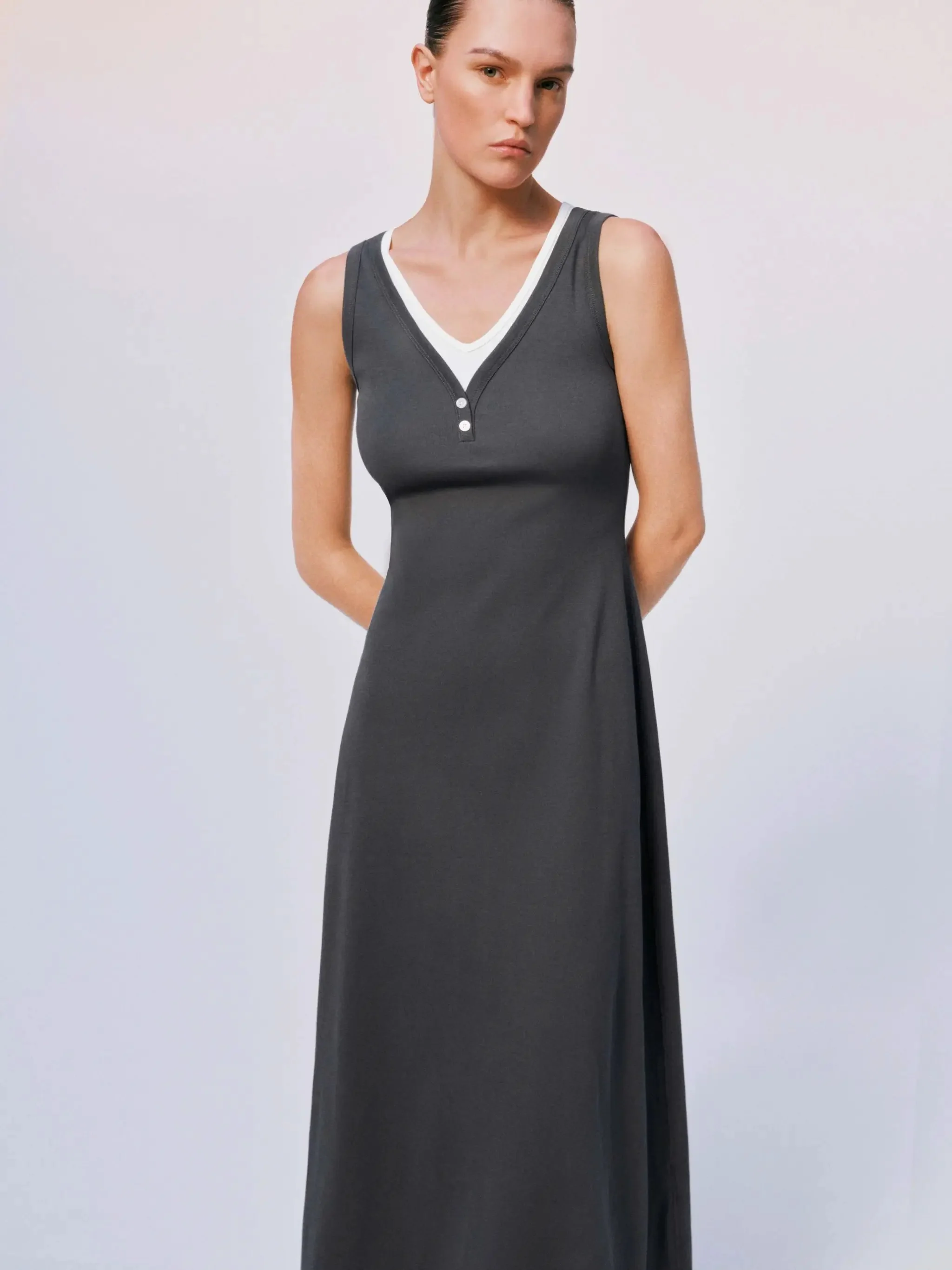 122-navy-sleeveless-a-line-midi-with-white-trim-dress-13.webp Navy Sleeveless A-Line Midi With White Trim Dress