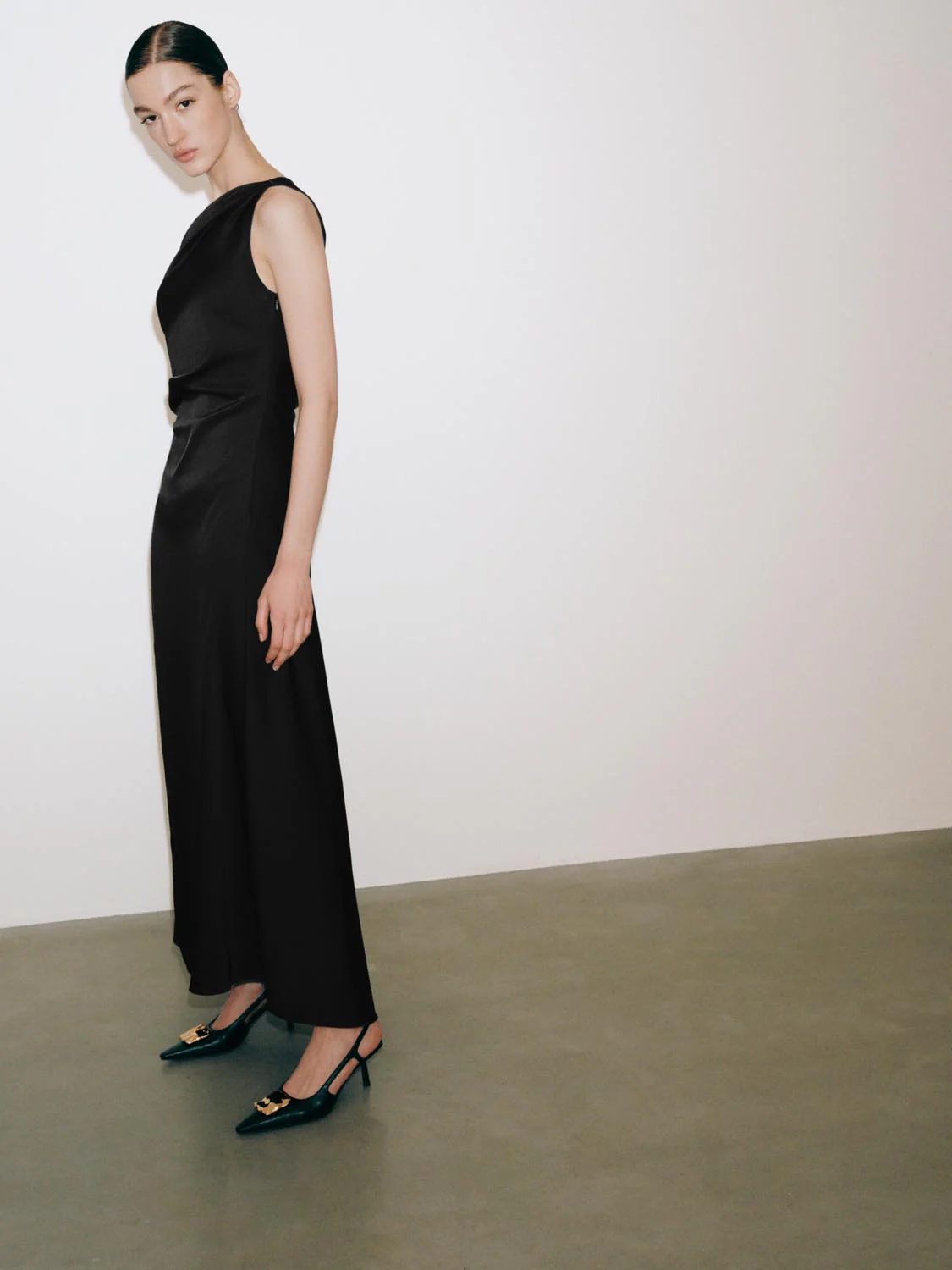 12208-one-shoulder-draped-a-line-midi-evening-dresses-4.webp One Shoulder Draped A Line Midi Evening Dresses