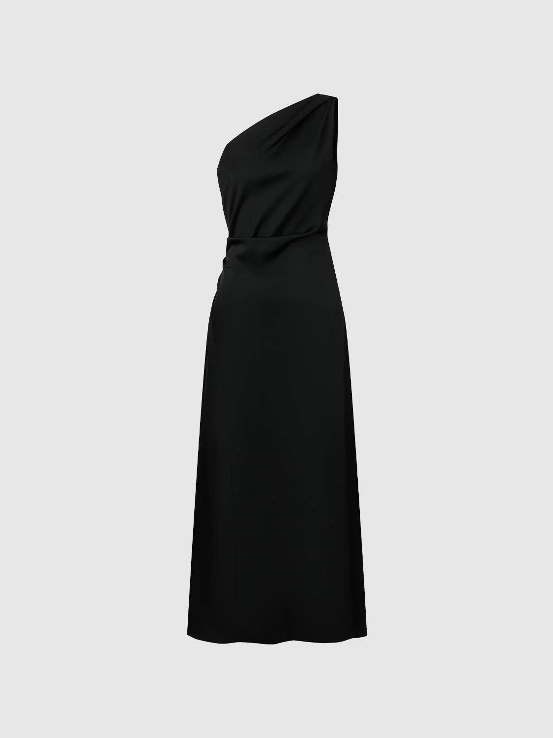 12208-one-shoulder-draped-a-line-midi-evening-dresses-7.webp One Shoulder Draped A Line Midi Evening Dresses