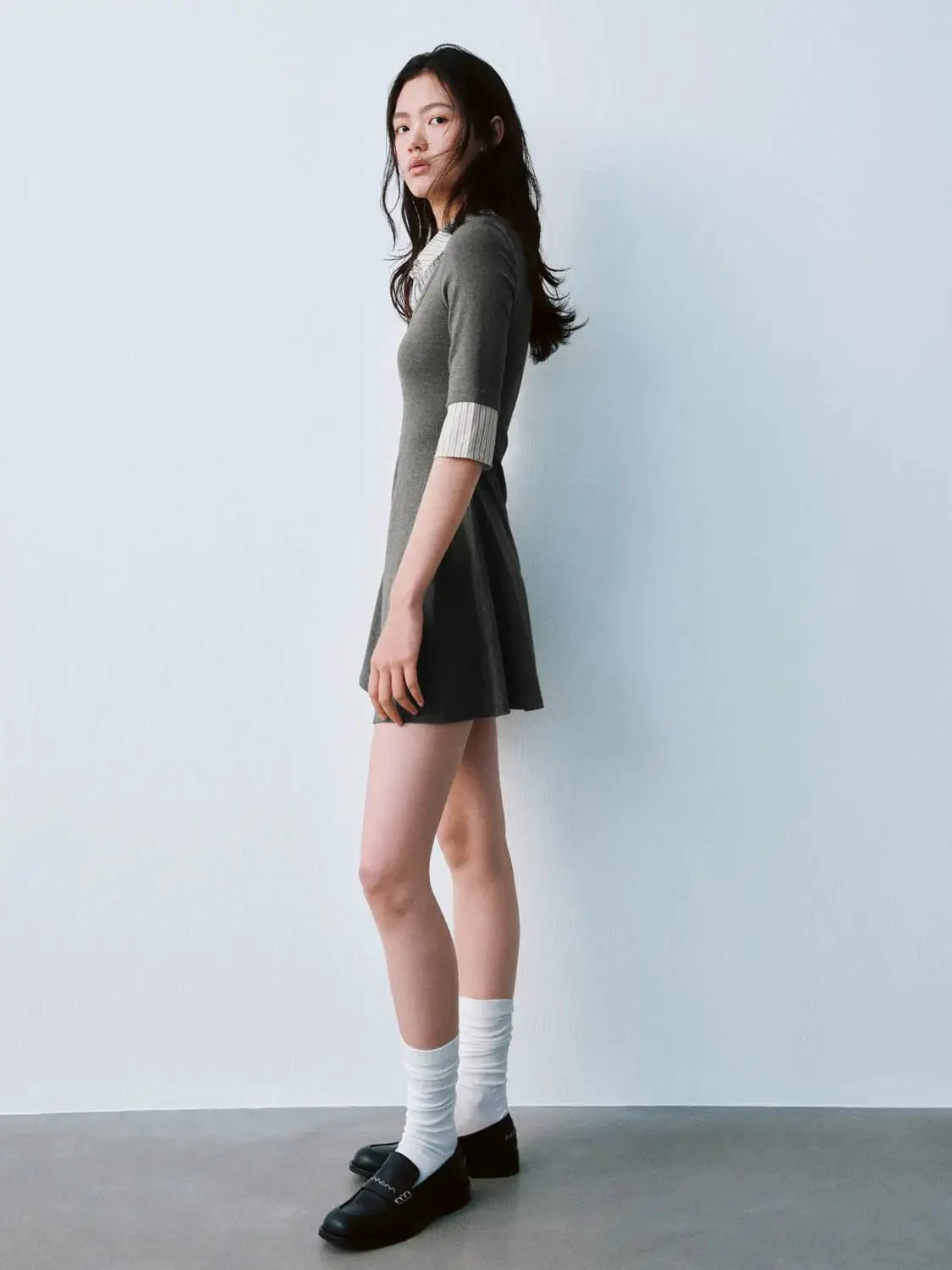12273-cotton-blend-two-in-one-contrast-striped-aline-dress-4.webp Cotton Blend Two In One Contrast Striped Aline Dress