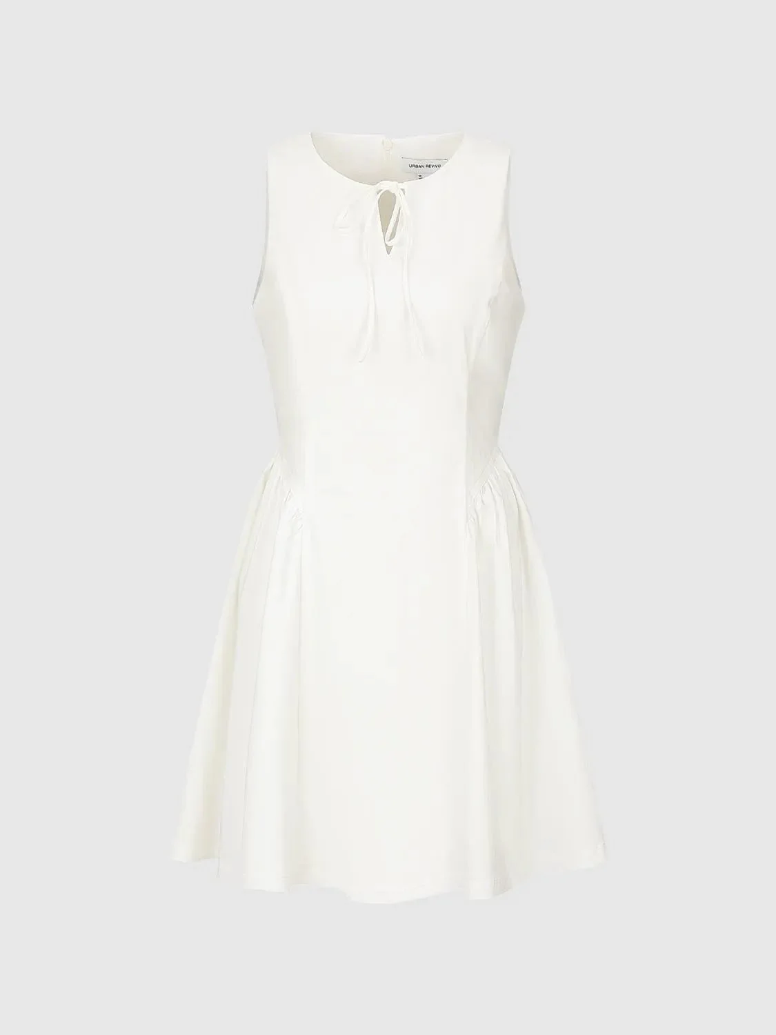 12291-viscose-blend-a-line-sleeveless-tie-neck-dress-7.webp Viscose Blend A Line Sleeveless Tie Neck Dress