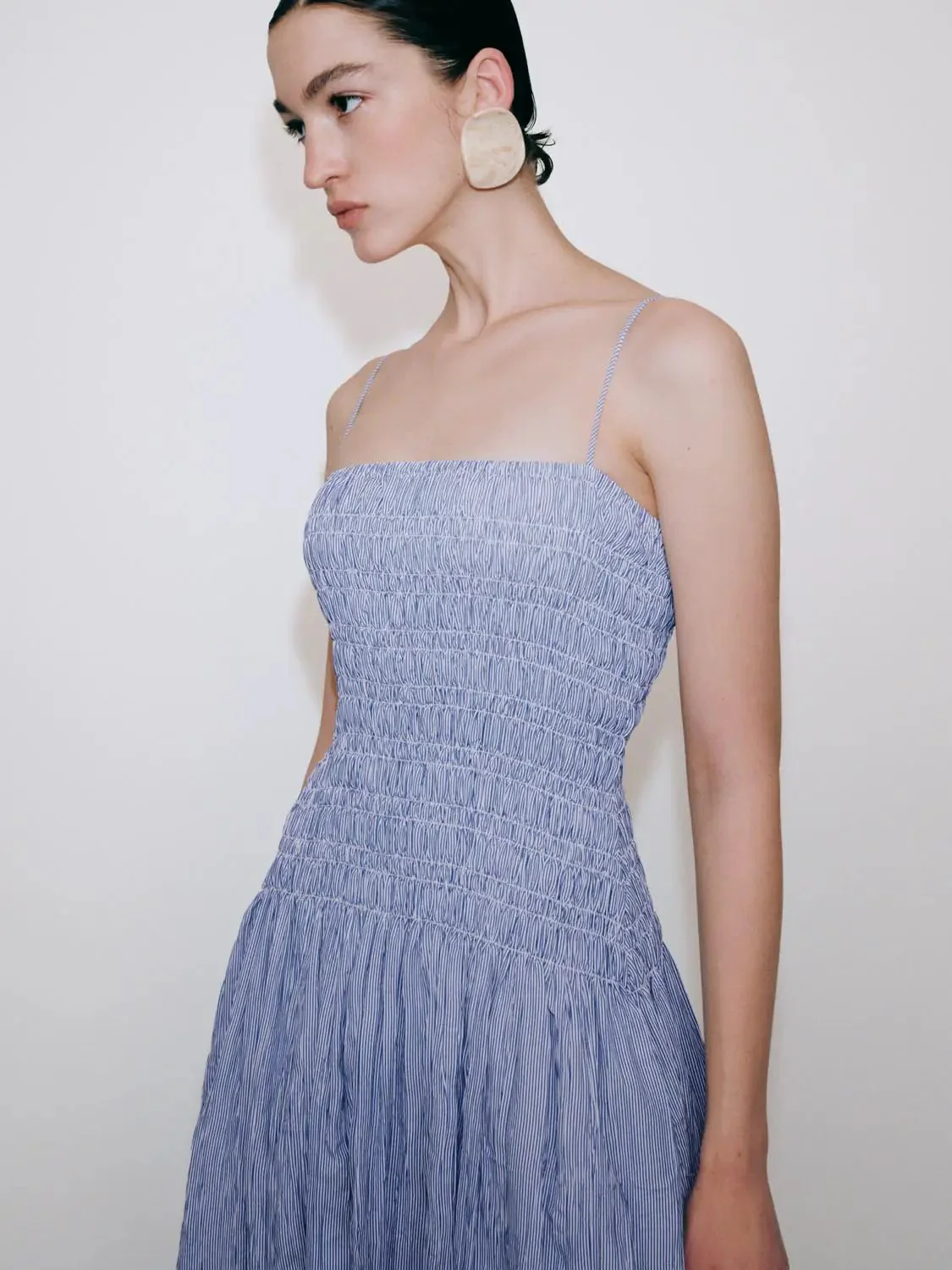 12324-strappy-shirring-detail-aline-textured-midi-dress-2.webp Strappy Shirring Detail Aline Textured Midi Dress