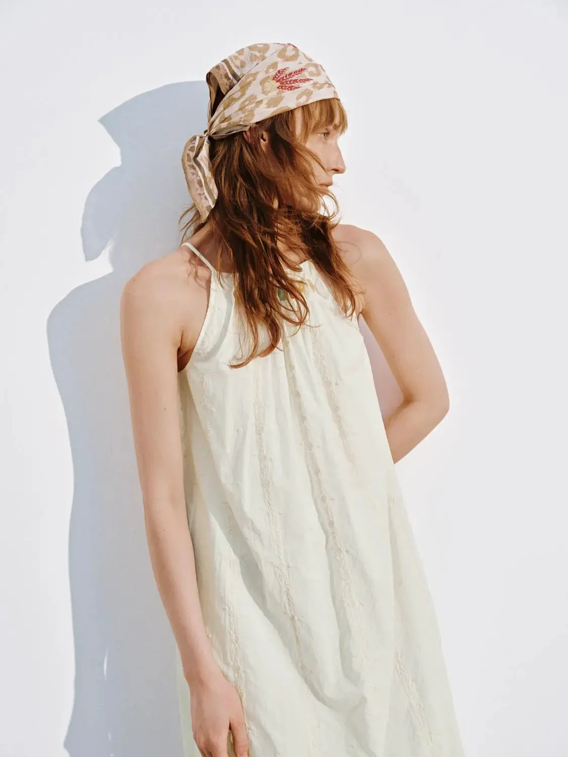 12330-cotton-strappy-beaded-embroidered-a-line-maxi-dress-2.webp Cotton Strappy Beaded Embroidered A Line Maxi Dress