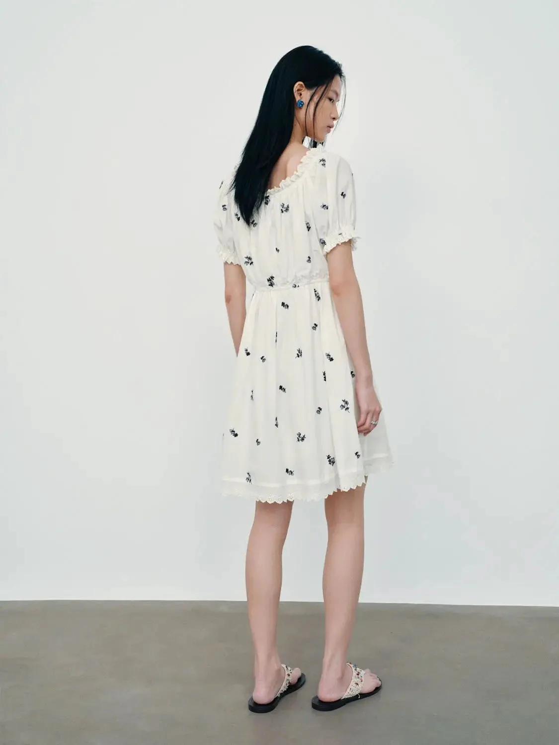 12384-cotton-shirring-detail-ruffle-trim-aline-midi-dresses-6.webp Cotton Shirring Detail Ruffle Trim Aline Midi Dresses
