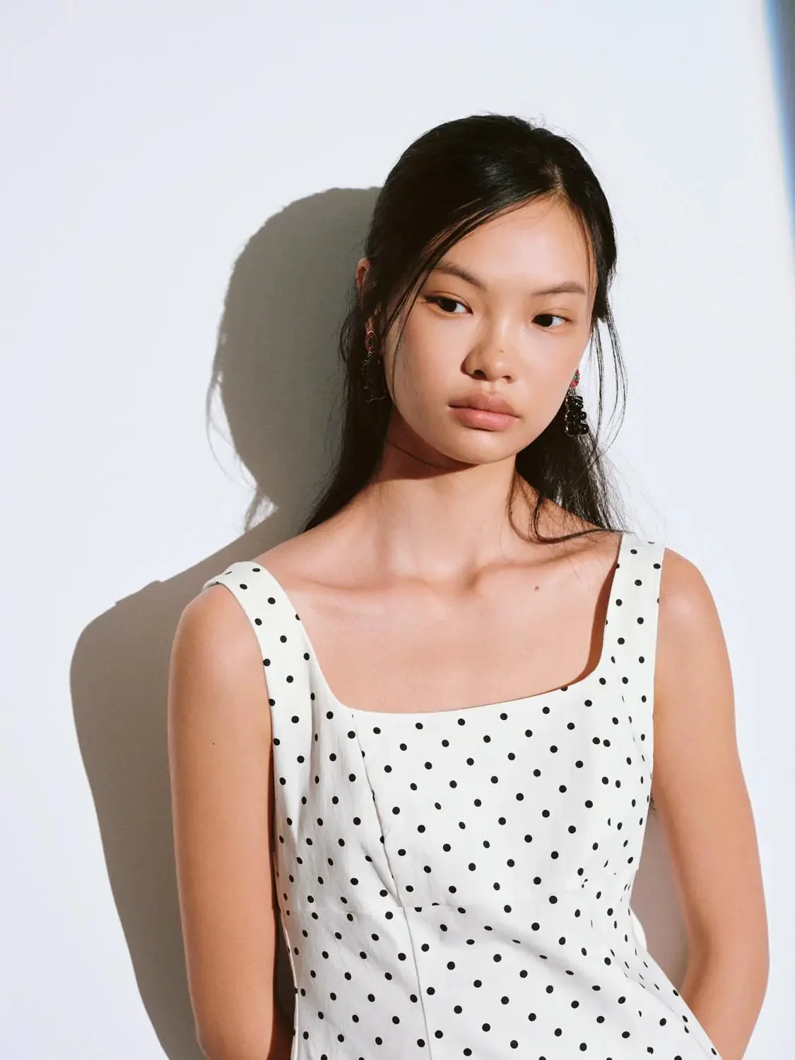 12389-polka-dotted-square-neck-a-line-midi-dresses-11.webp Polka-Dotted Square-Neck A-Line Midi Dresses
