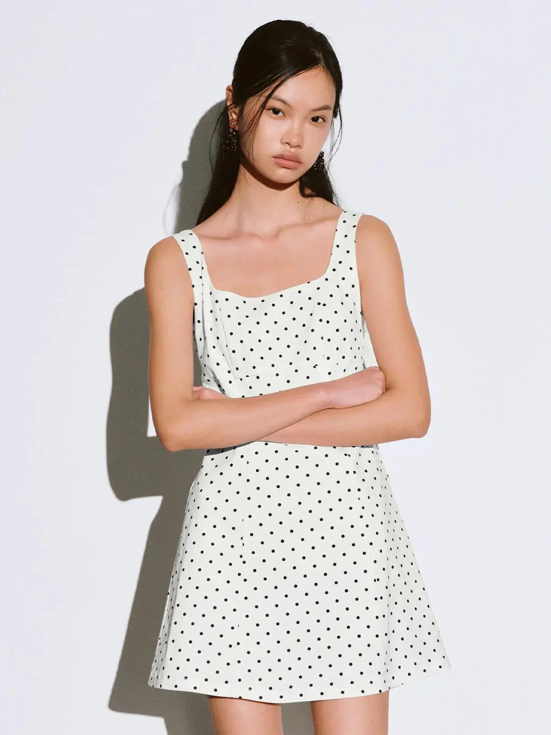 12389-polka-dotted-square-neck-a-line-midi-dresses-9.webp Polka-Dotted Square-Neck A-Line Midi Dresses