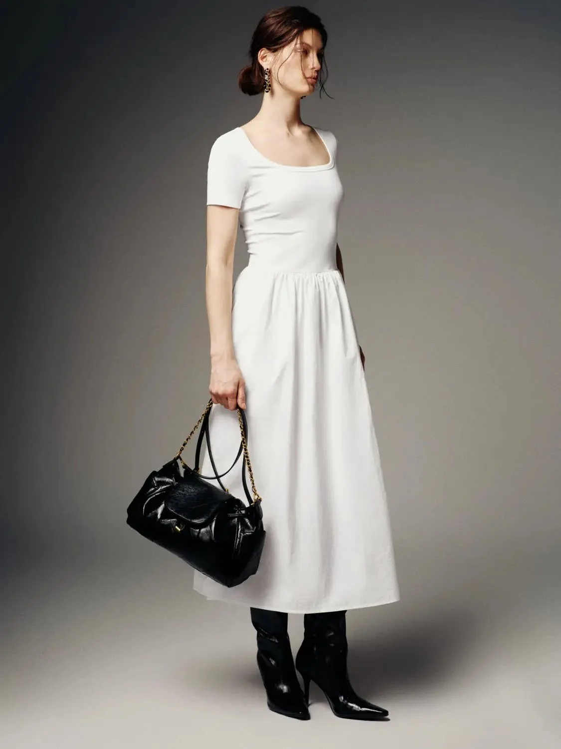 12400-cotton-knit-scoop-neck-short-sleeve-midi-dress-5.webp Cotton Knit Scoop Neck Short Sleeve Midi Dress
