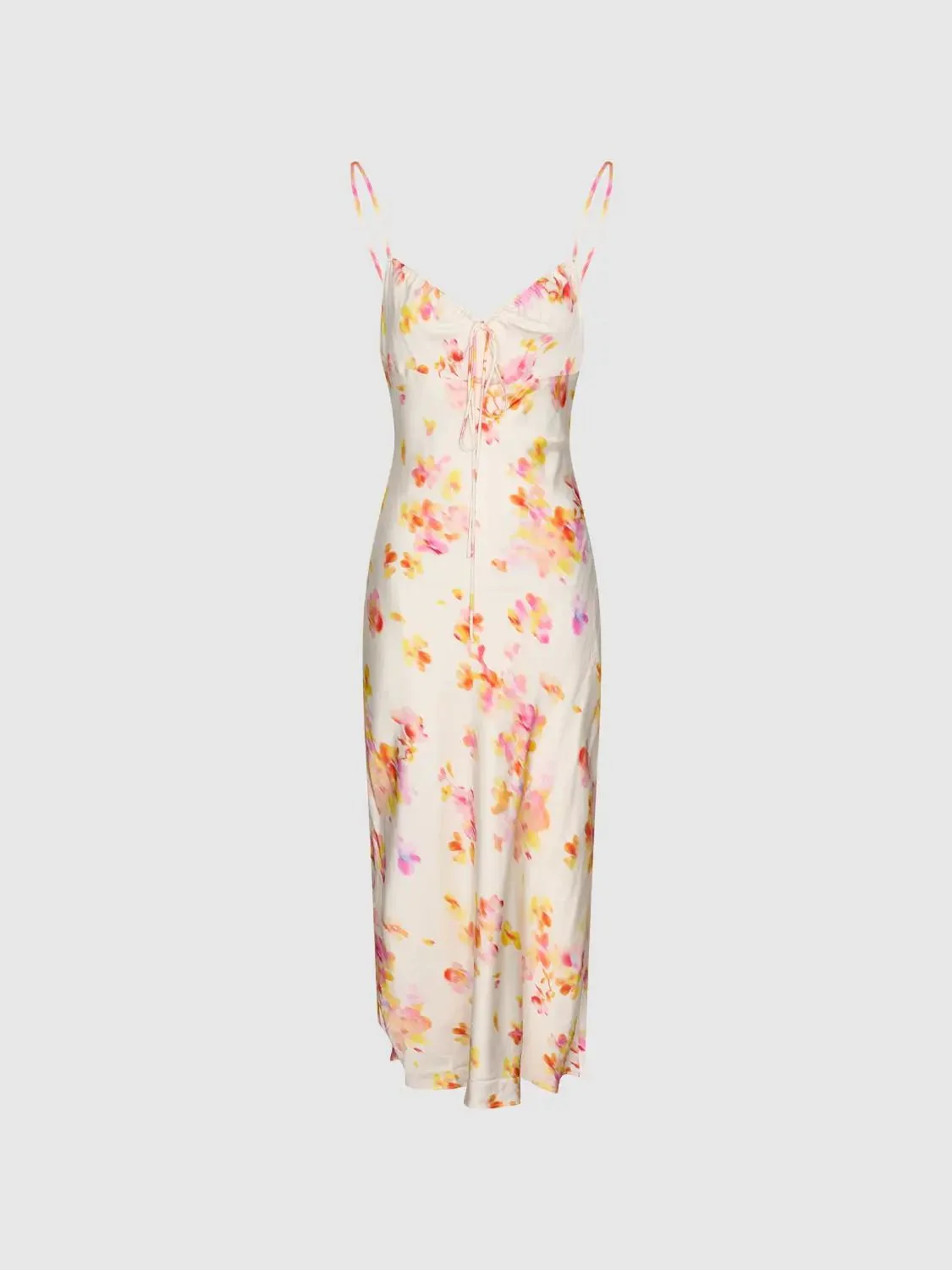 12638-floral-viscose-a-line-strappy-drawstring-midi-dress-7.webp Floral Viscose A Line Strappy Drawstring Midi Dress