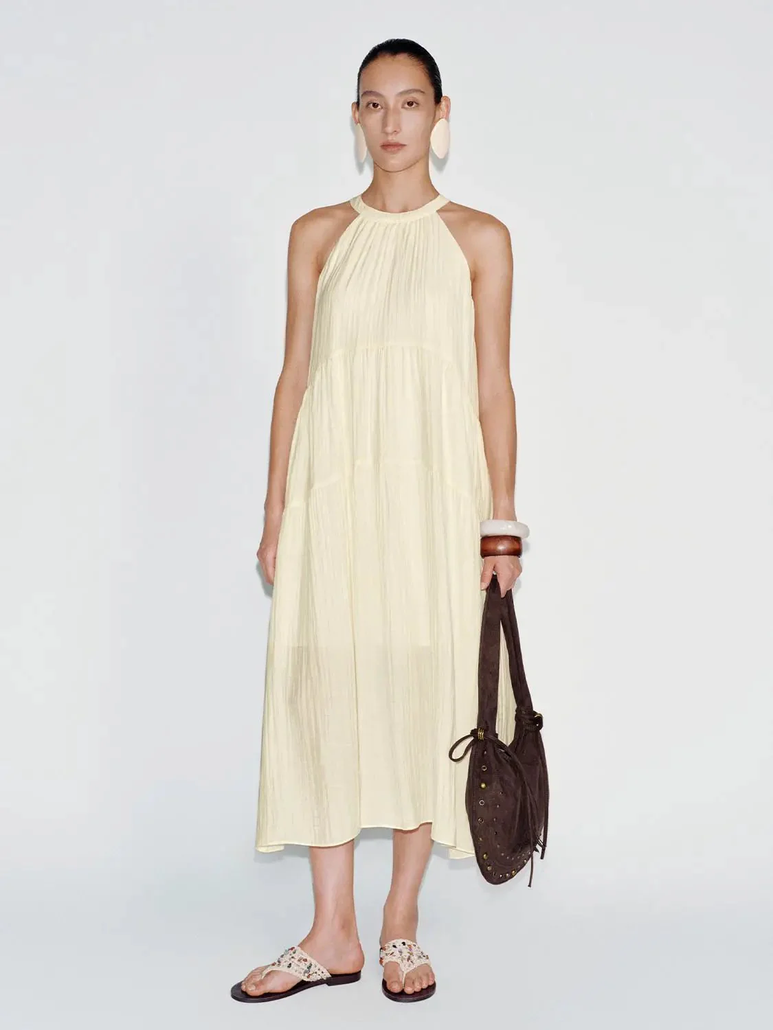12650-halter-neck-tiered-a-line-elegant-viscose-blend-midi-dress-26.webp Halter Neck Tiered A Line Elegant Viscose Blend Midi Dress
