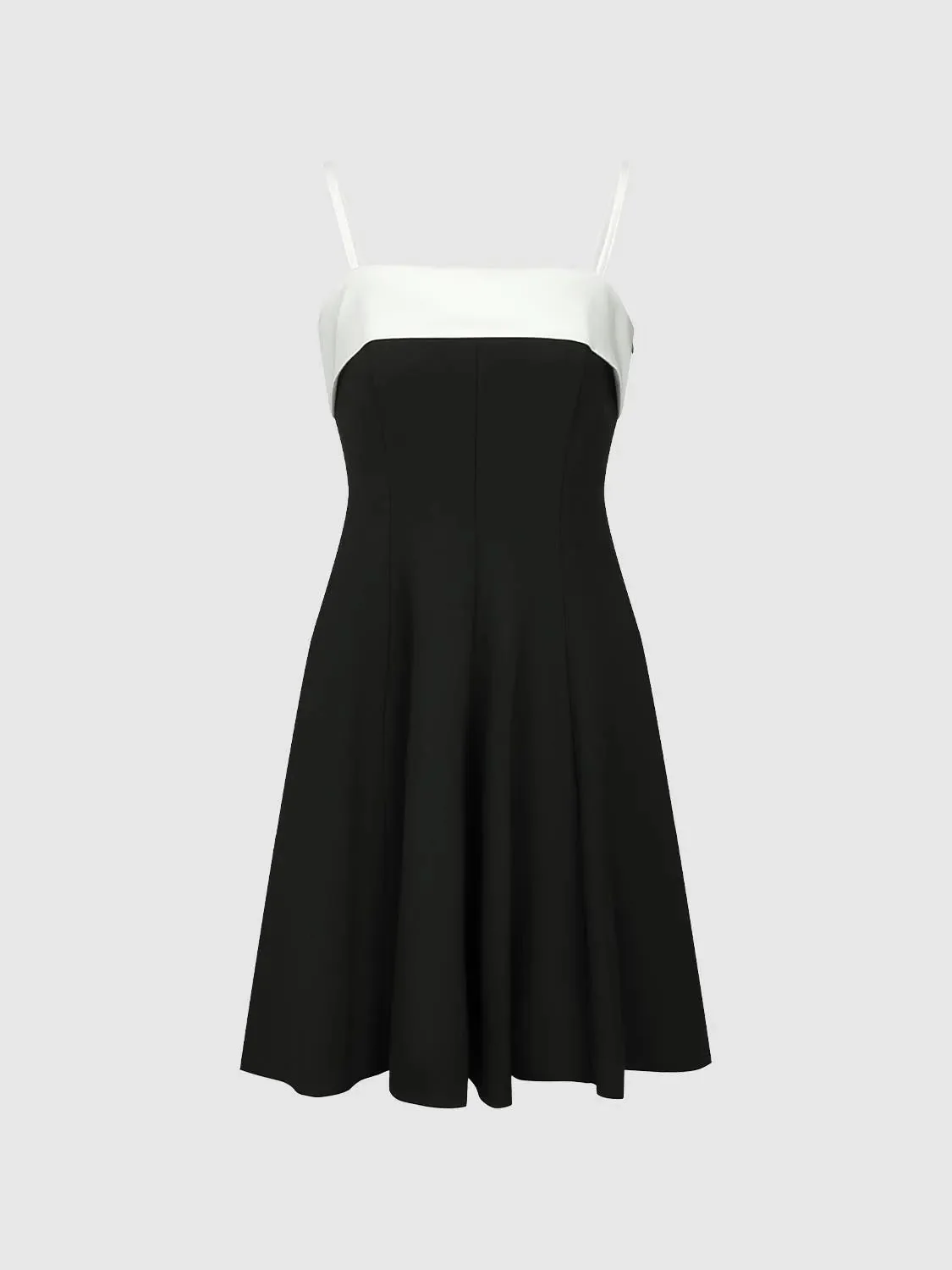 12666-elegant-strappy-color-block-a-line-midi-dress-7.webp Elegant Strappy Color Block A-Line Midi Dress
