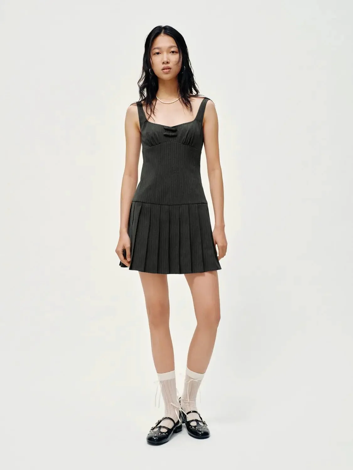 12708-chic-strappy-striped-pleated-mini-dresses-4.webp Chic Strappy Striped Pleated Mini Dresses