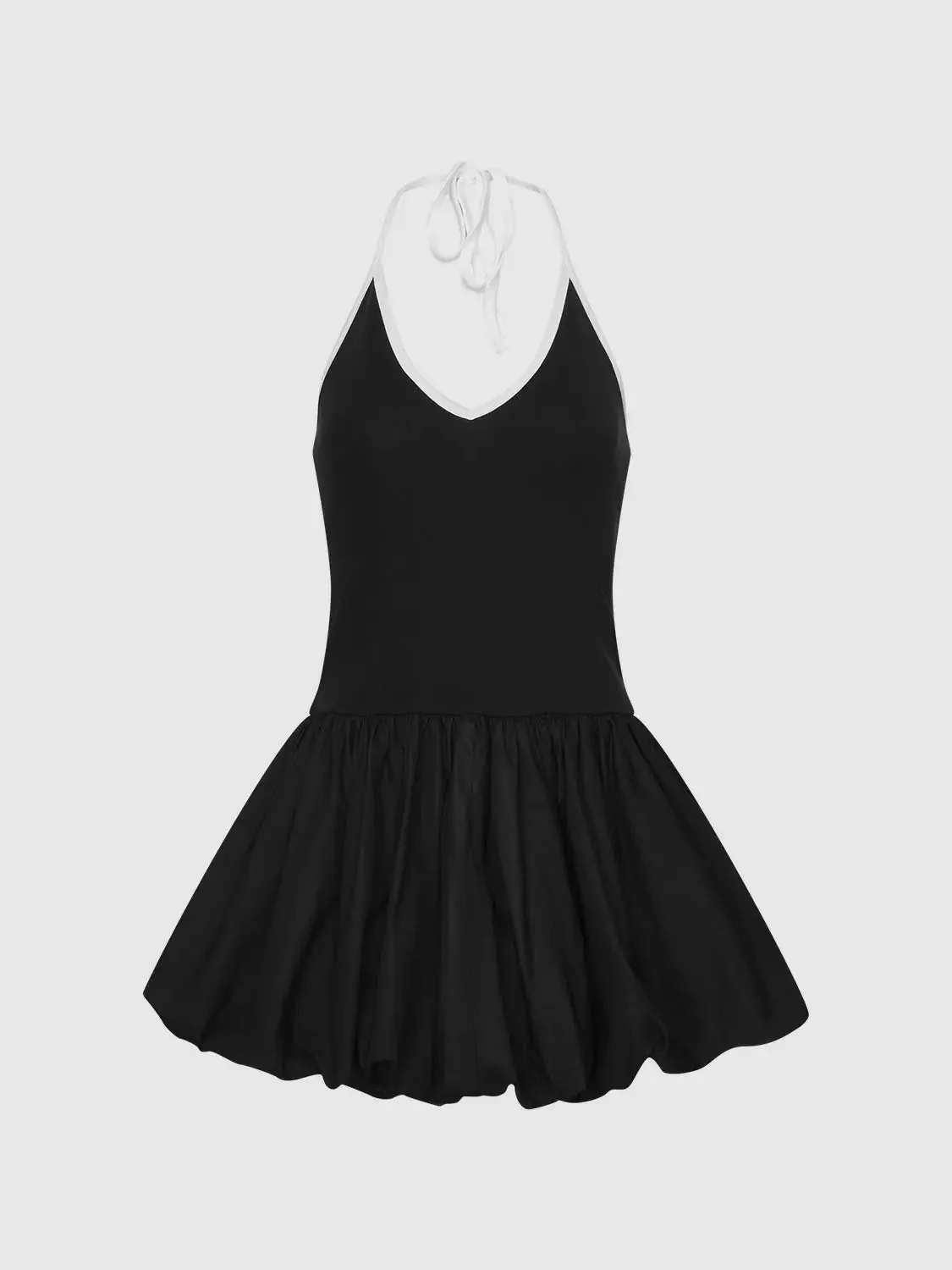 12714-cotton-blend-strappy-balloon-mini-dresses-1.webp Cotton Blend Strappy Balloon Mini Dresses
