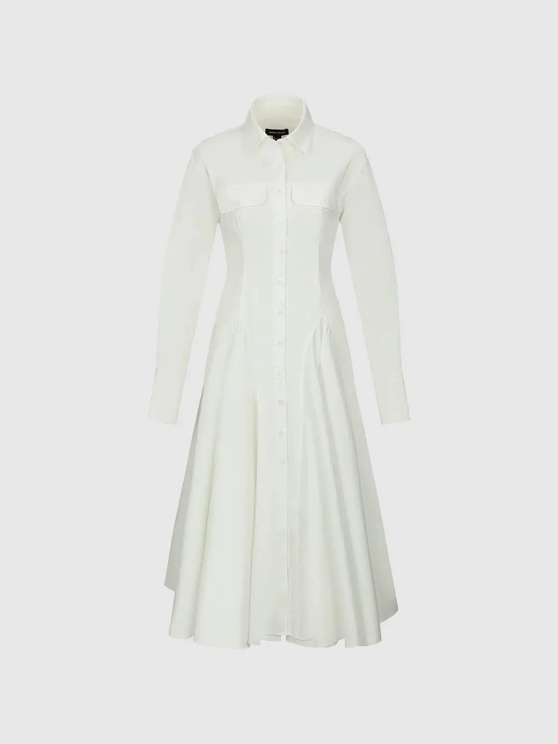 12720-cotton-rich-flap-pocket-collared-a-line-midi-dress-7.webp Cotton Rich Flap Pocket Collared A-Line Midi Dress