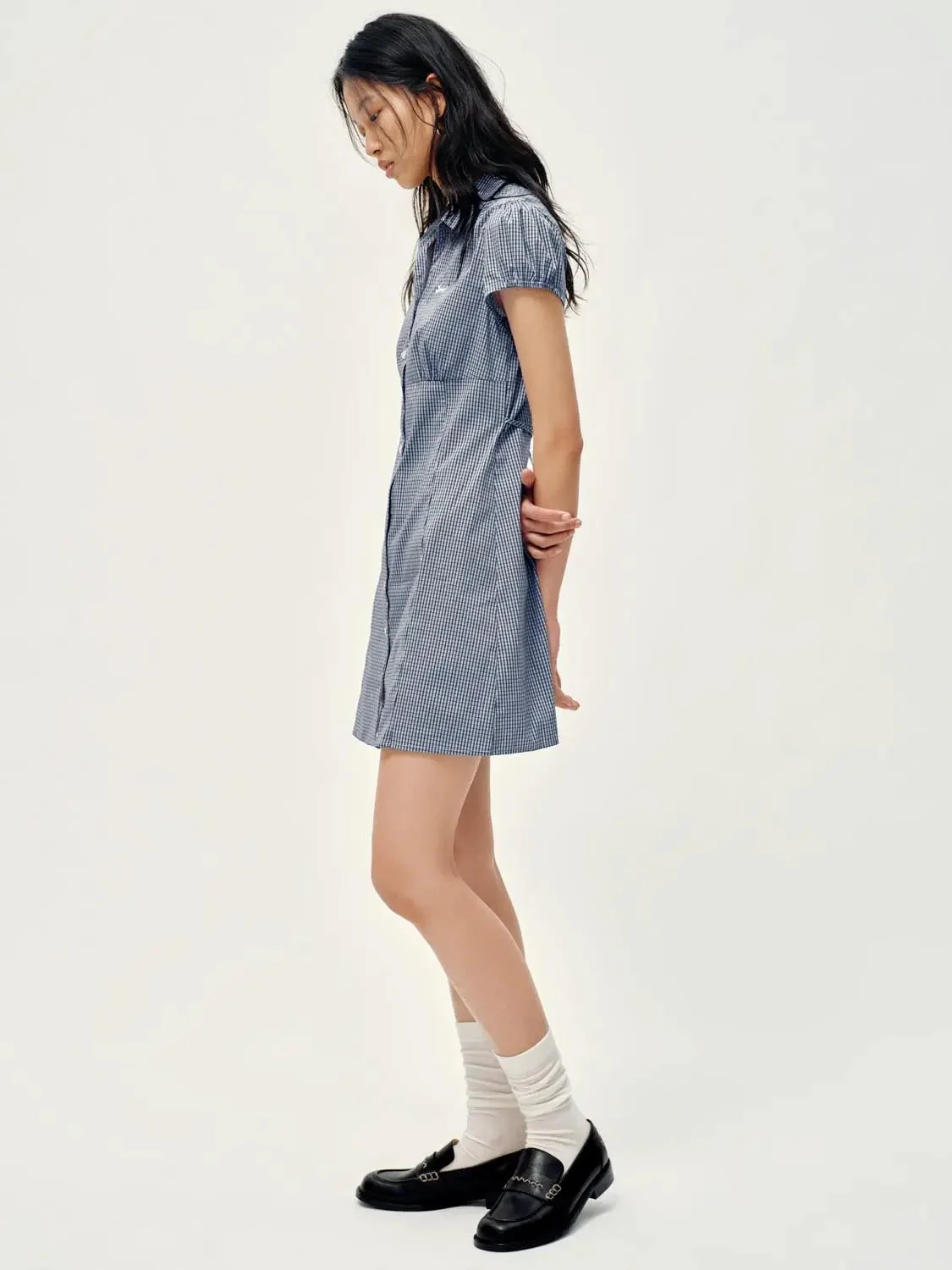 12749-cotton-blend-striped-capped-sleeve-midi-dresses-5.webp Cotton Blend Striped Capped Sleeve Midi Dresses