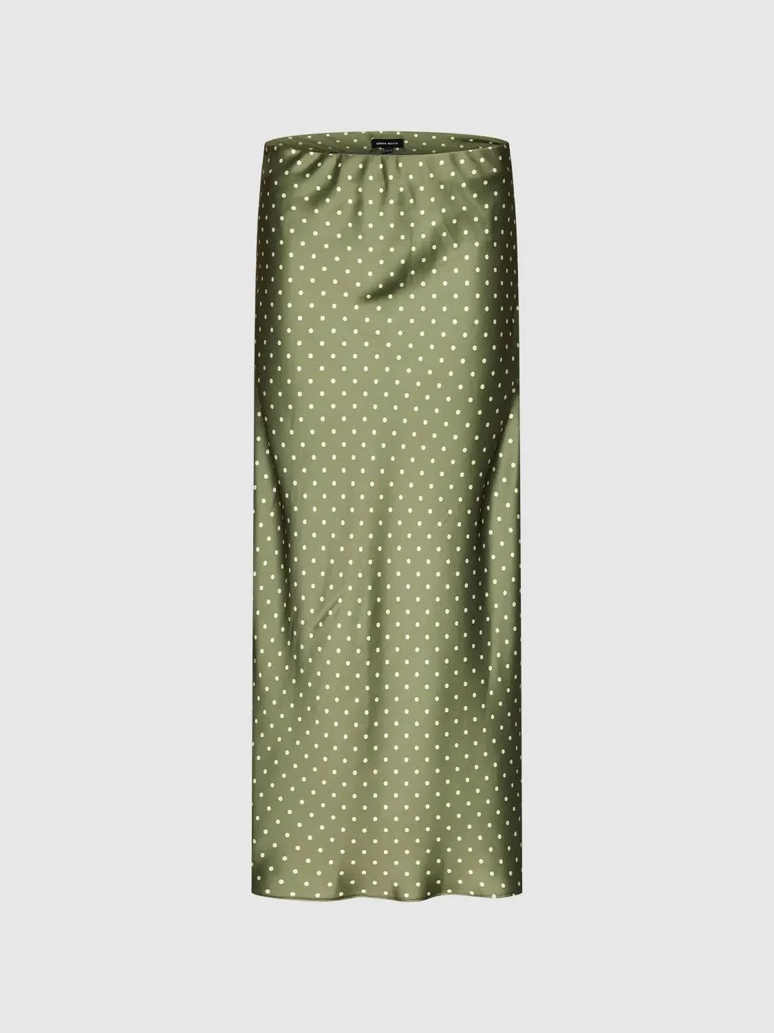 1281-beige-polka-dot-fishtail-satin-midi-skirt-10.webp Beige Polka Dot Fishtail Satin Midi Skirt