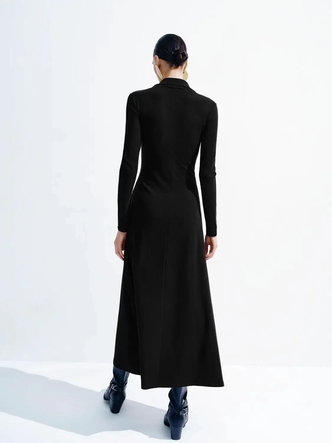 12816-henley-neck-long-sleeve-maxi-tie-waist-dresses-6.webp Henley Neck Long Sleeve Maxi Tie Waist Dresses