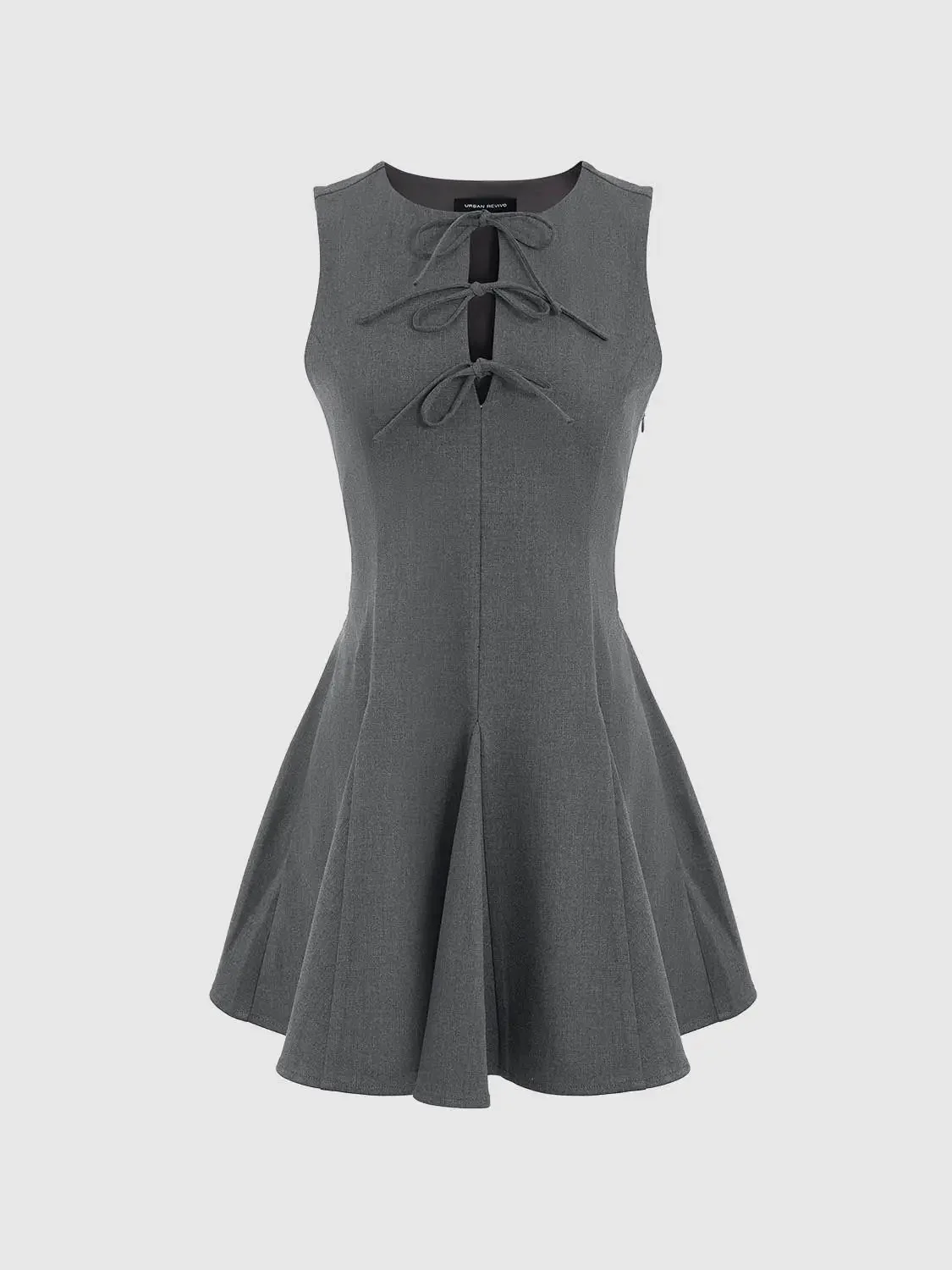 12856-elegant-lace-up-front-tie-a-line-sleeveless-stretch-dress-7.webp Elegant Lace-Up Front Tie A-Line Sleeveless Stretch Dress