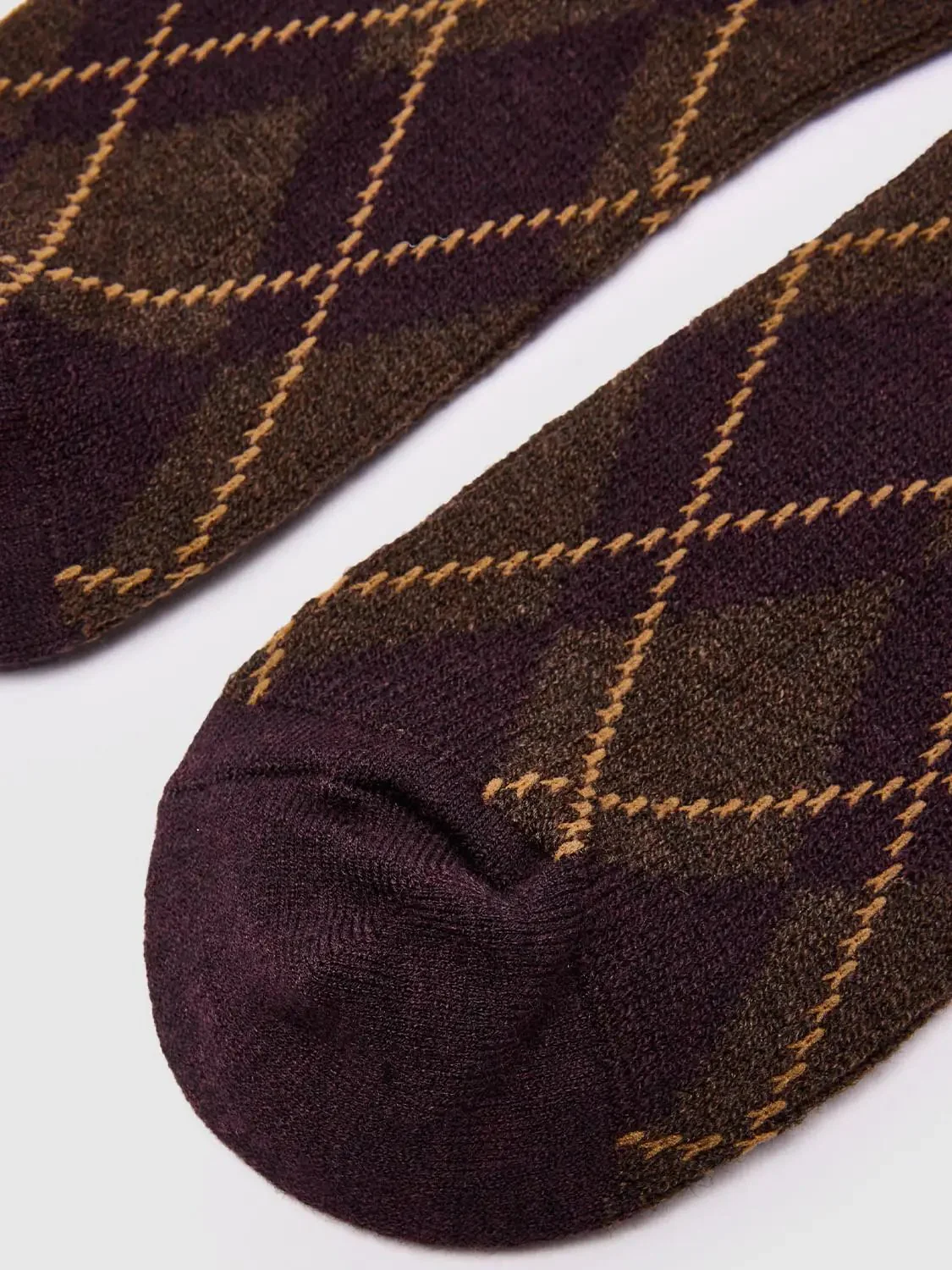12867-argyle-check-pattern-fine-knit-synthetic-socks-15.webp Argyle Check Pattern Fine Knit Synthetic Socks