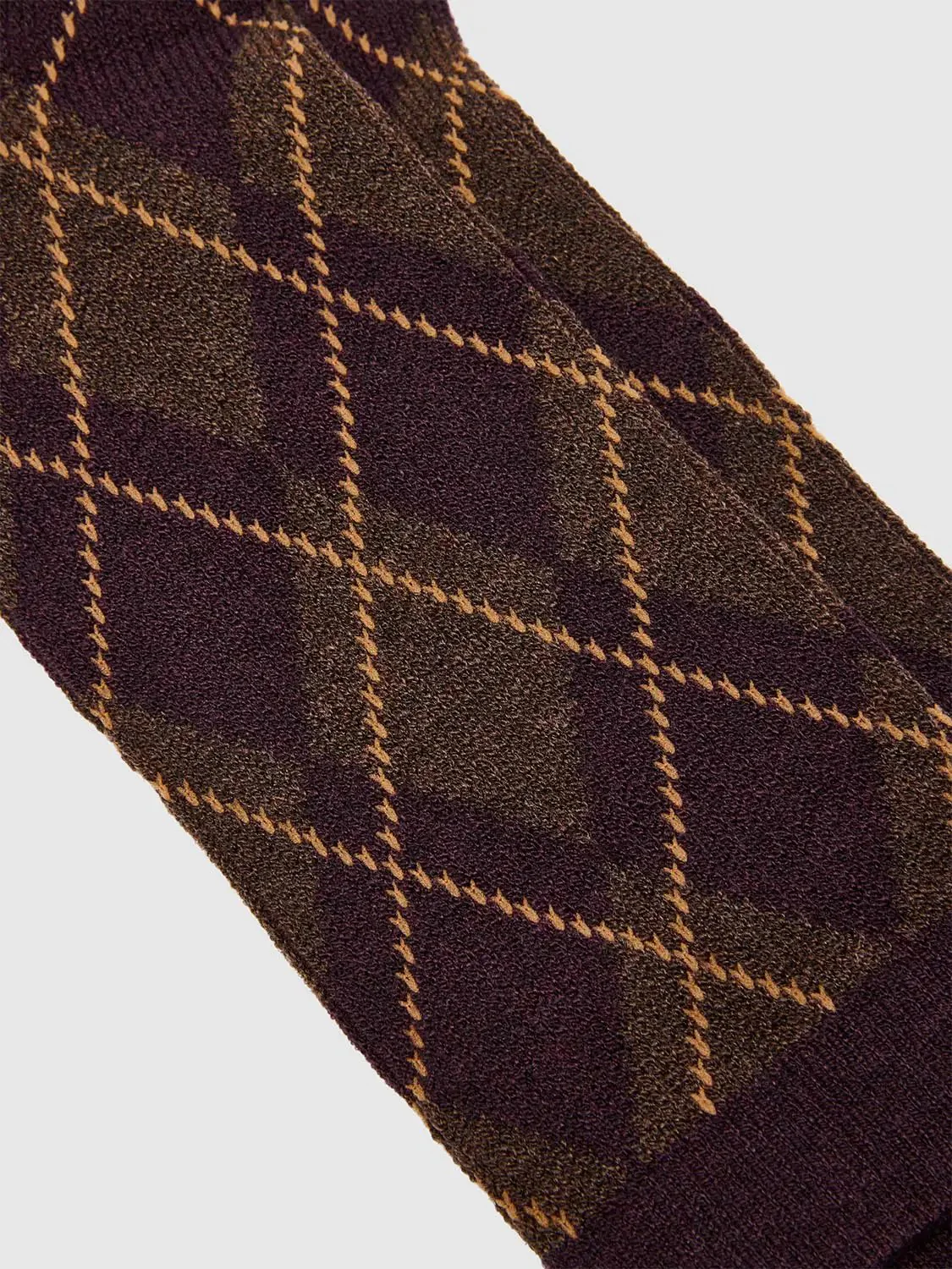 12867-argyle-check-pattern-fine-knit-synthetic-socks-18.webp Argyle Check Pattern Fine Knit Synthetic Socks