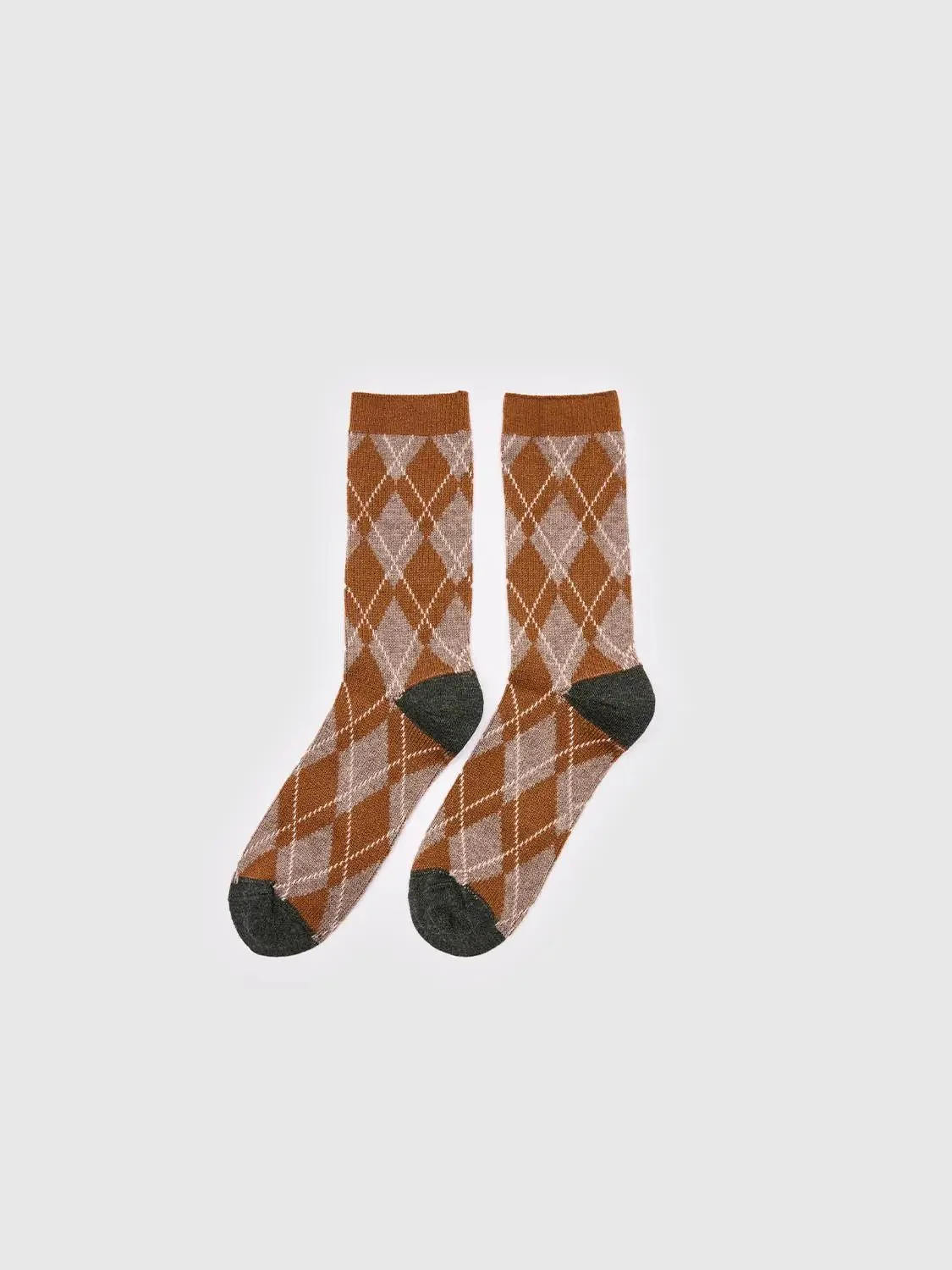 12867-argyle-check-pattern-fine-knit-synthetic-socks-20.webp Argyle Check Pattern Fine Knit Synthetic Socks