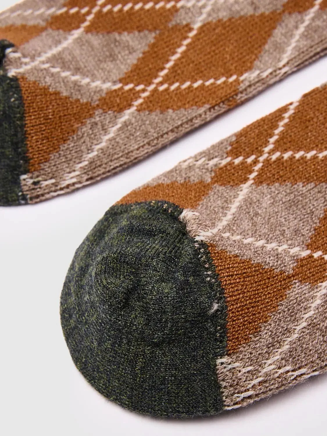 12867-argyle-check-pattern-fine-knit-synthetic-socks-9.webp Argyle Check Pattern Fine Knit Synthetic Socks