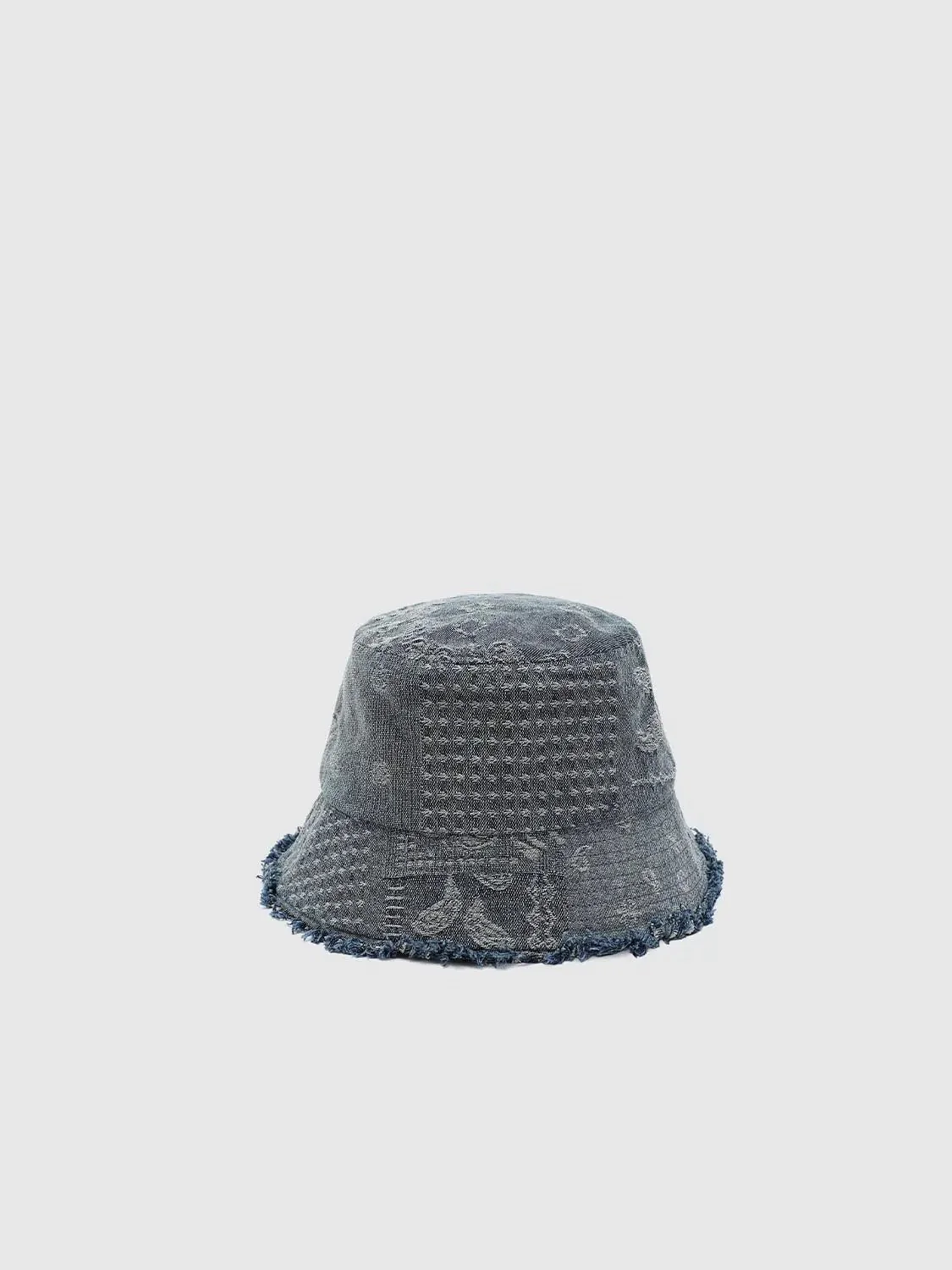 12908-raw-hem-printed-denim-bucket-hats-7.webp Raw Hem Printed Denim Bucket Hats