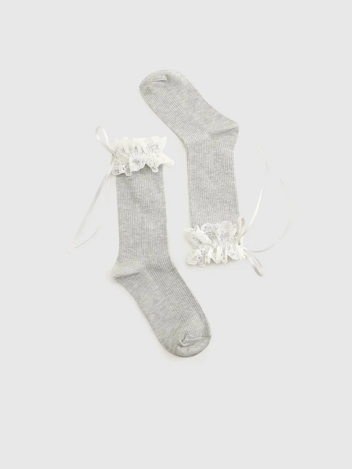 12916-soft-viscose-blend-laced-frill-ribbon-socks-8.webp Soft Viscose Blend Laced Frill Ribbon Socks