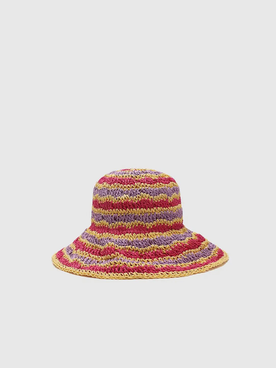 12930-contrast-striped-crochet-bucket-hats-2.webp Contrast Striped Crochet Bucket Hats