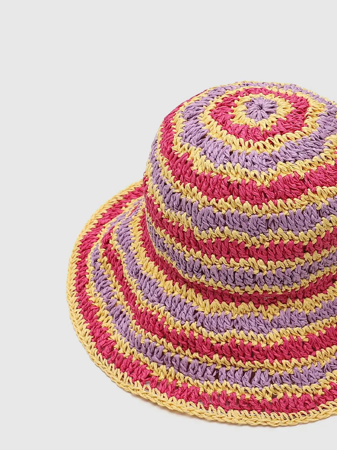 12930-contrast-striped-crochet-bucket-hats-5.webp Contrast Striped Crochet Bucket Hats