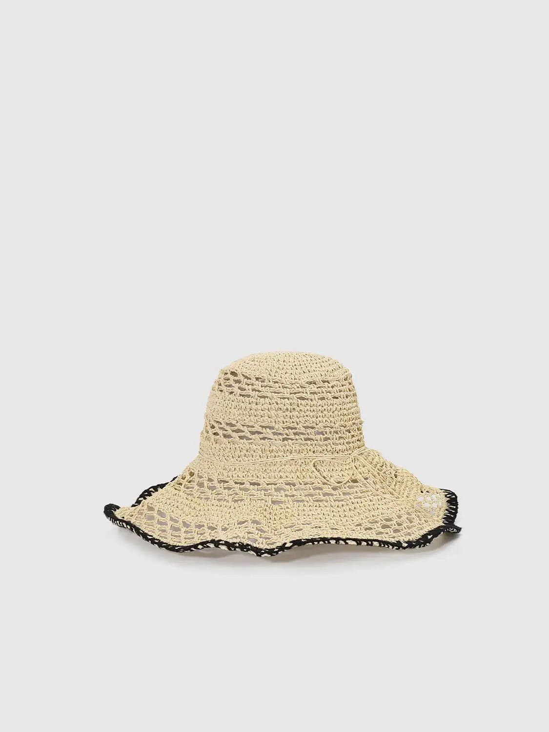 12934-crochet-paper-with-contrast-trim-bucket-hats-2.webp Crochet Paper With Contrast Trim Bucket Hats
