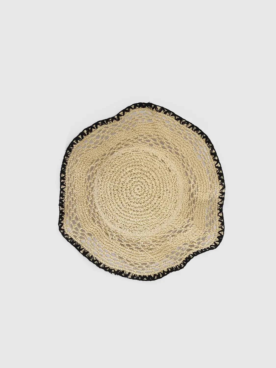 12934-crochet-paper-with-contrast-trim-bucket-hats-3.webp Crochet Paper With Contrast Trim Bucket Hats