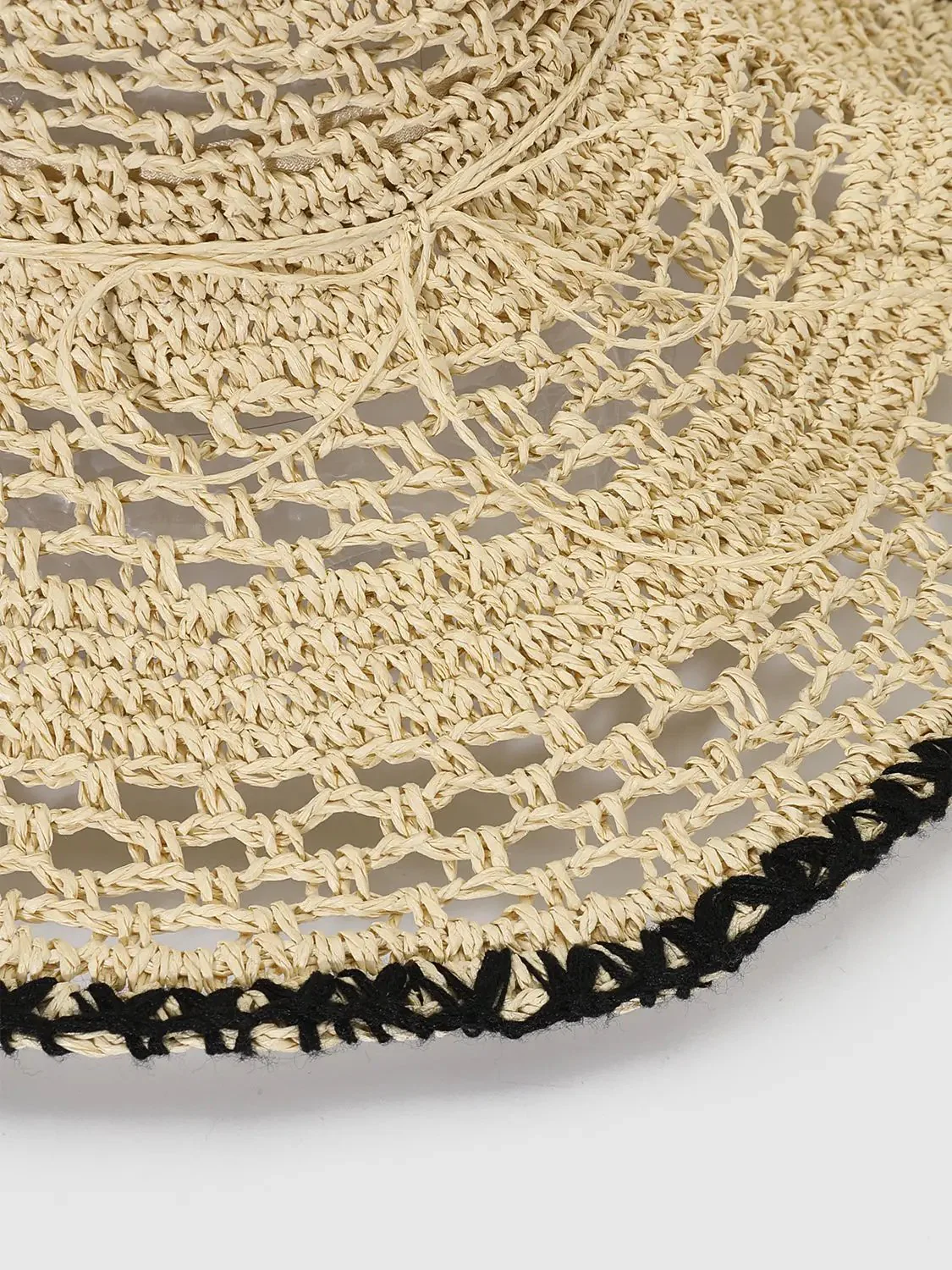 12934-crochet-paper-with-contrast-trim-bucket-hats-4.webp Crochet Paper With Contrast Trim Bucket Hats