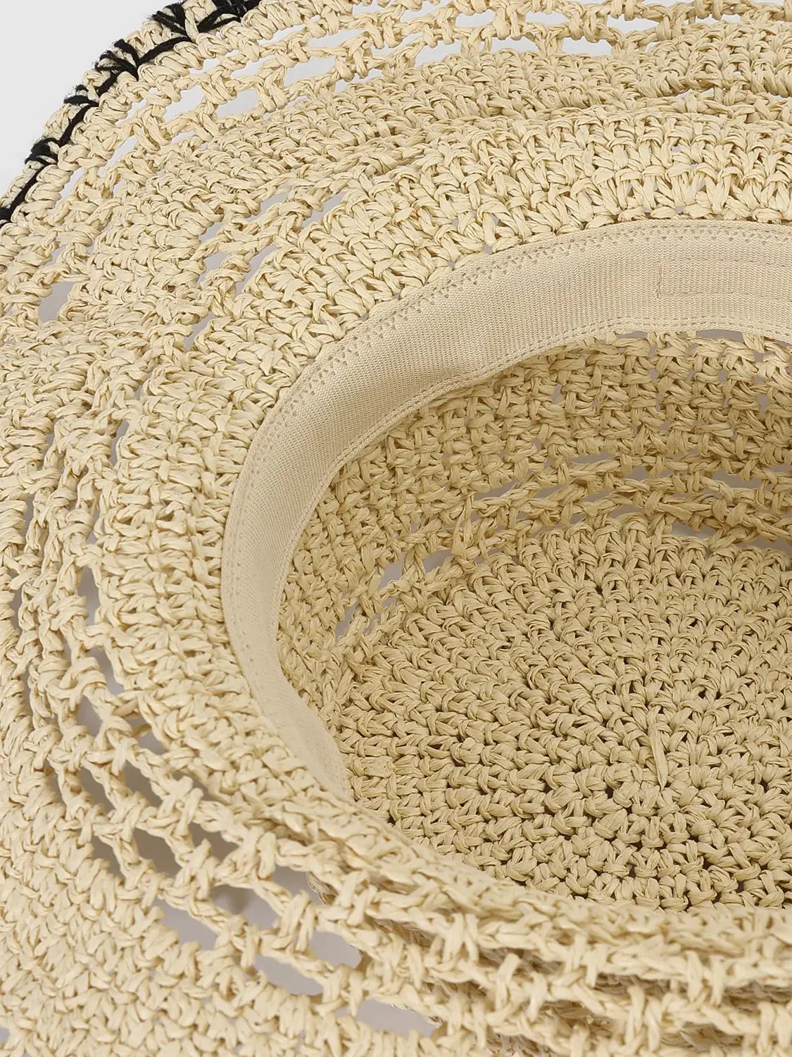 12934-crochet-paper-with-contrast-trim-bucket-hats-5.webp Crochet Paper With Contrast Trim Bucket Hats