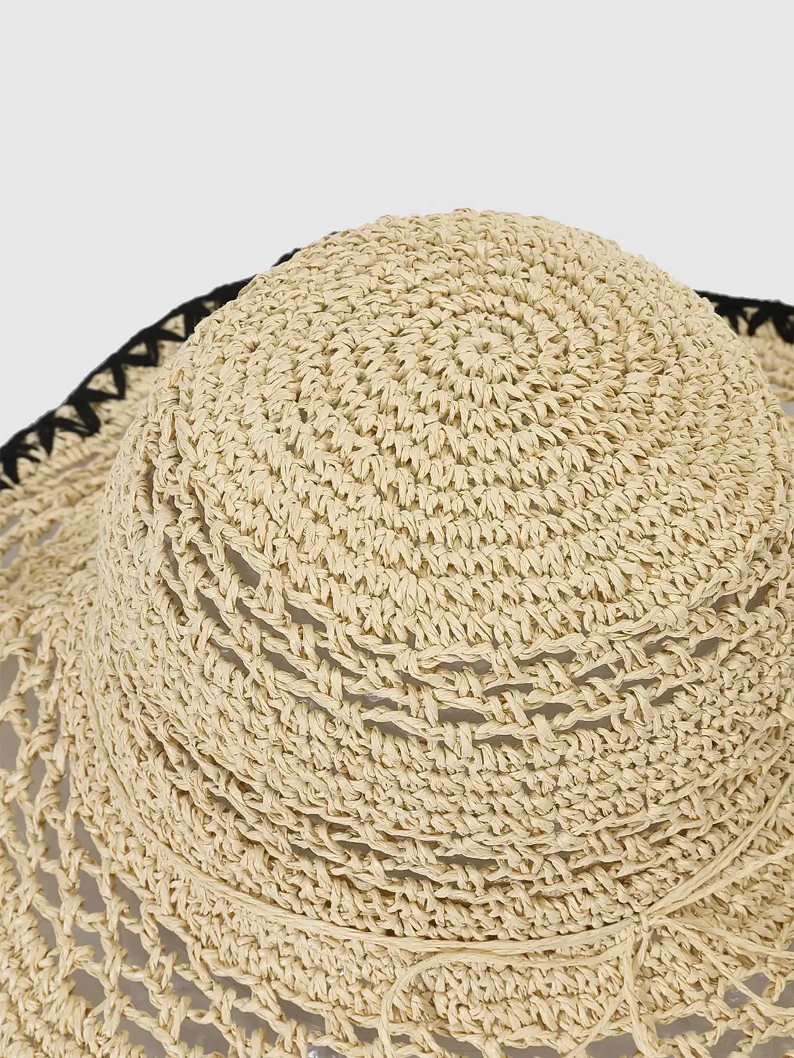 12934-crochet-paper-with-contrast-trim-bucket-hats-6.webp Crochet Paper With Contrast Trim Bucket Hats