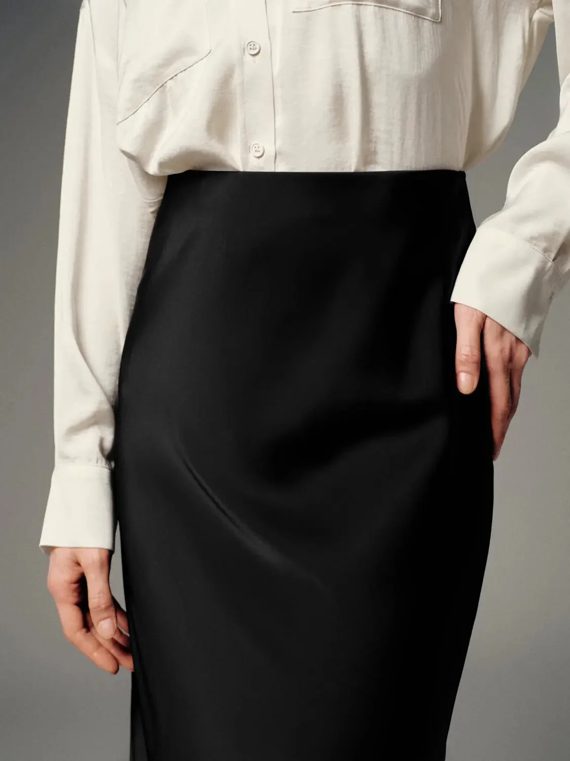 1300-fishtail-satin-finish-modern-elegant-midi-skirt-12.webp Fishtail Satin Finish Modern Elegant Midi Skirt