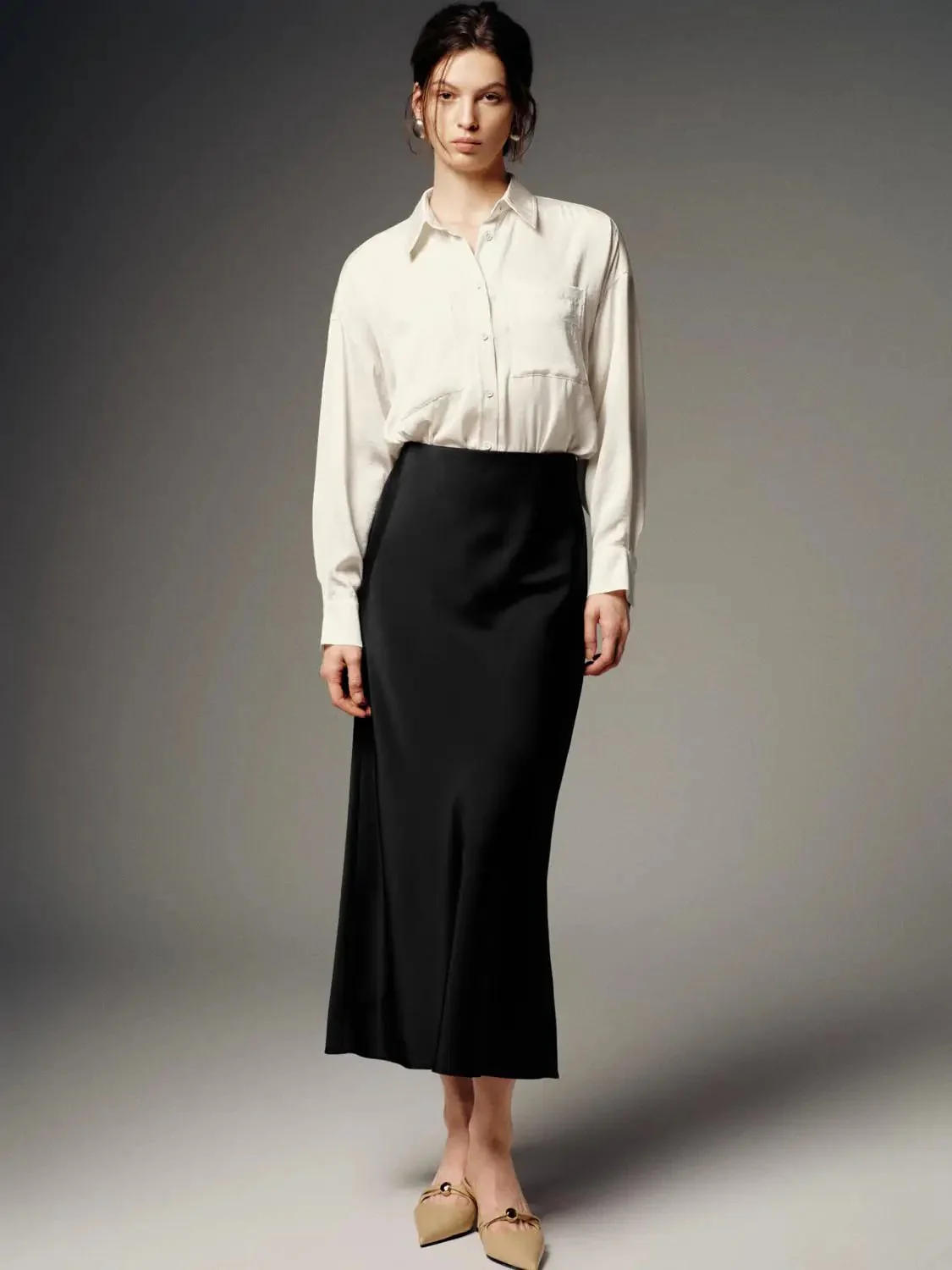 1300-fishtail-satin-finish-modern-elegant-midi-skirt-15.webp Fishtail Satin Finish Modern Elegant Midi Skirt