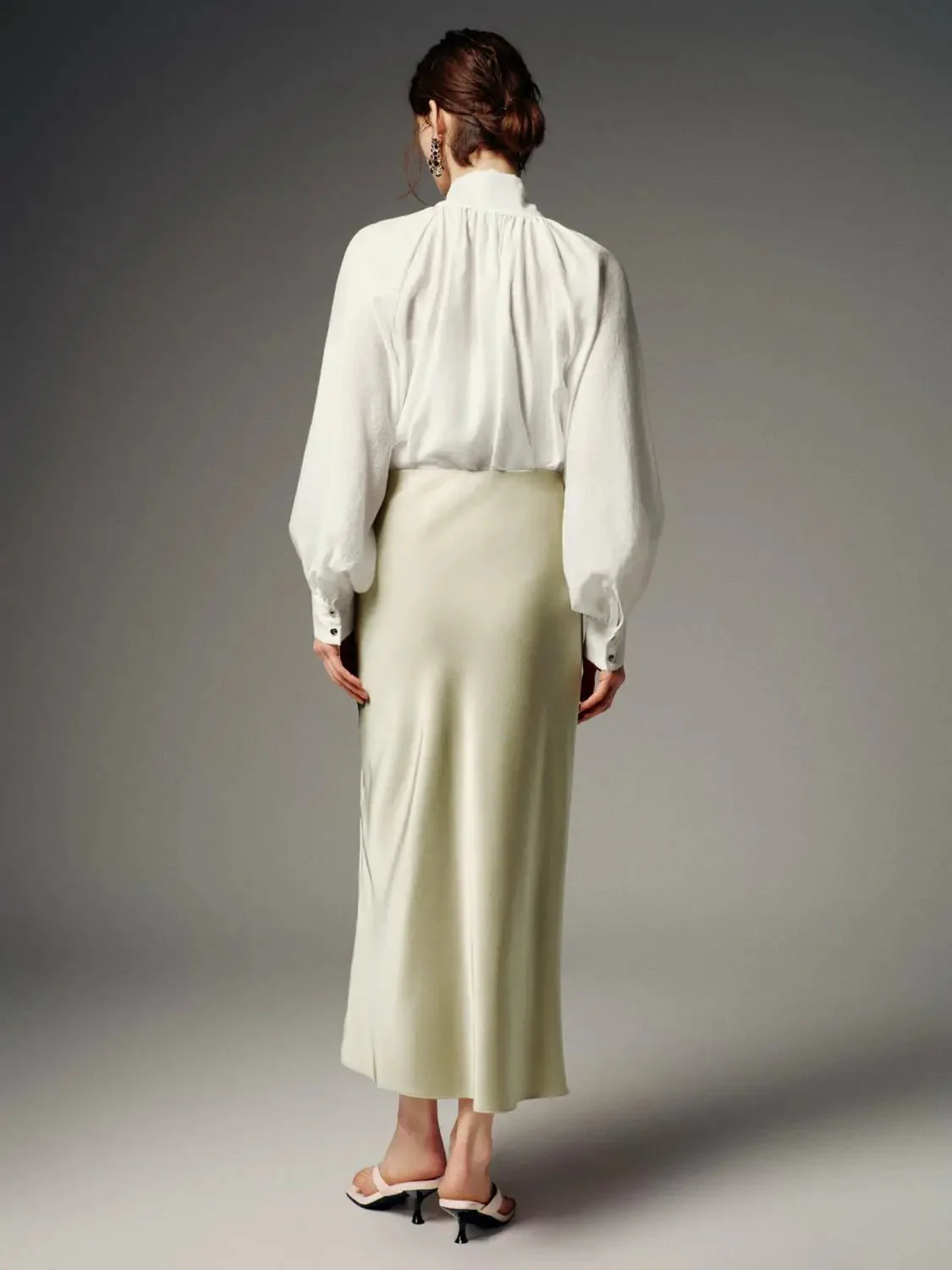 1300-fishtail-satin-finish-modern-elegant-midi-skirt-6.webp Fishtail Satin Finish Modern Elegant Midi Skirt