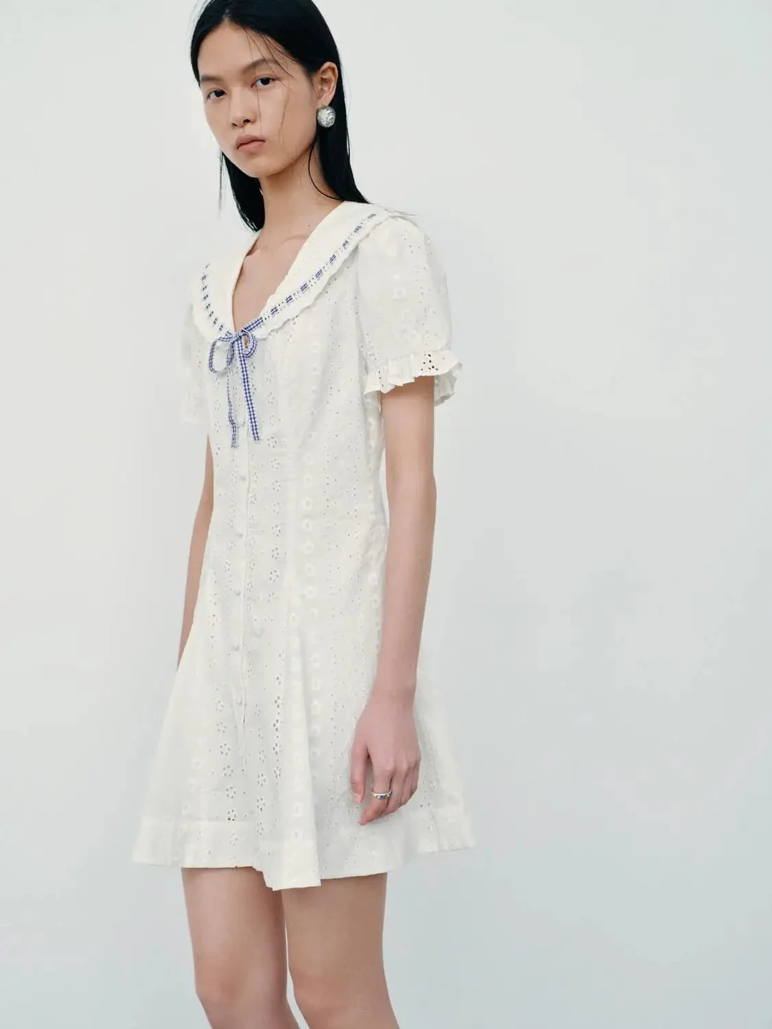 13005-cotton-embroidered-guipure-lace-sailor-collar-dresses-2.webp Cotton Embroidered Guipure Lace Sailor Collar Dresses