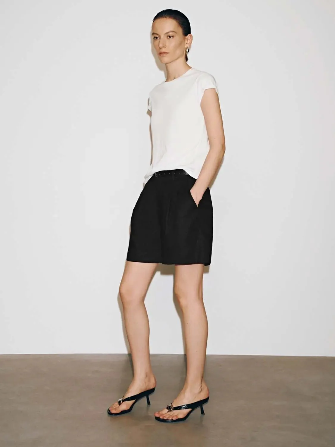 Pleated Shorts