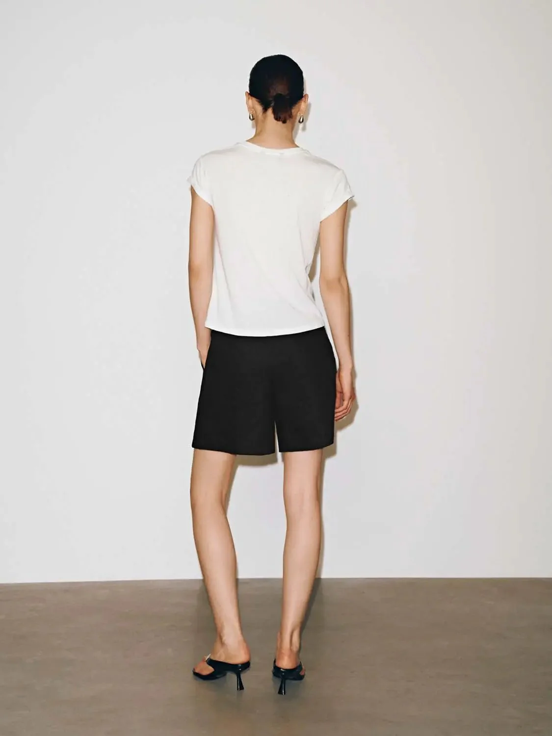Pleated Shorts