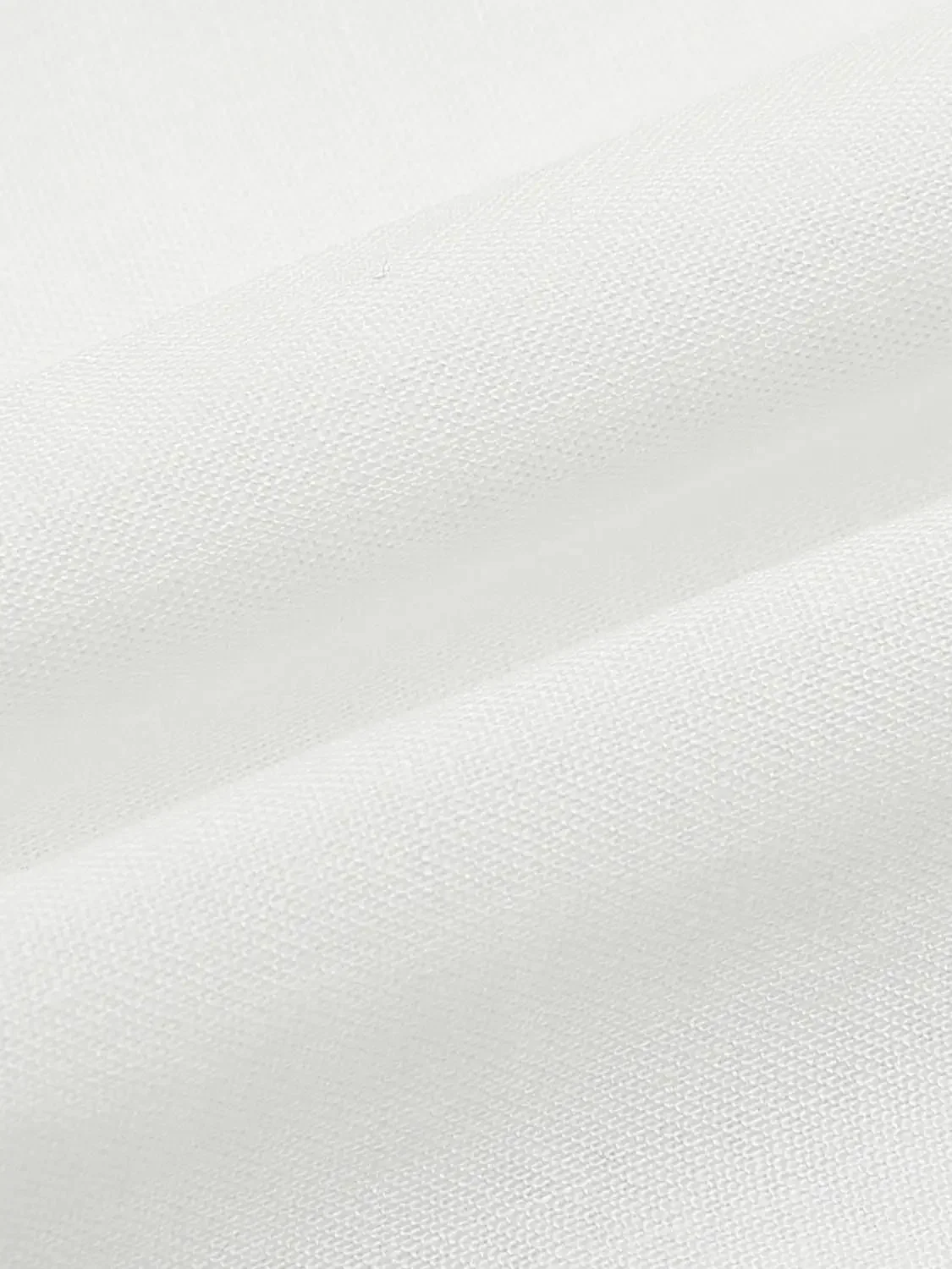 Lace Trim Ruffle Embroidered Cotton Shirts