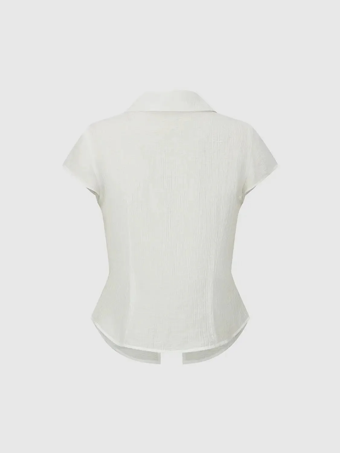 13079-short-sleeve-knot-front-overhead-shirt-2.webp Short Sleeve Knot Front Overhead Shirt